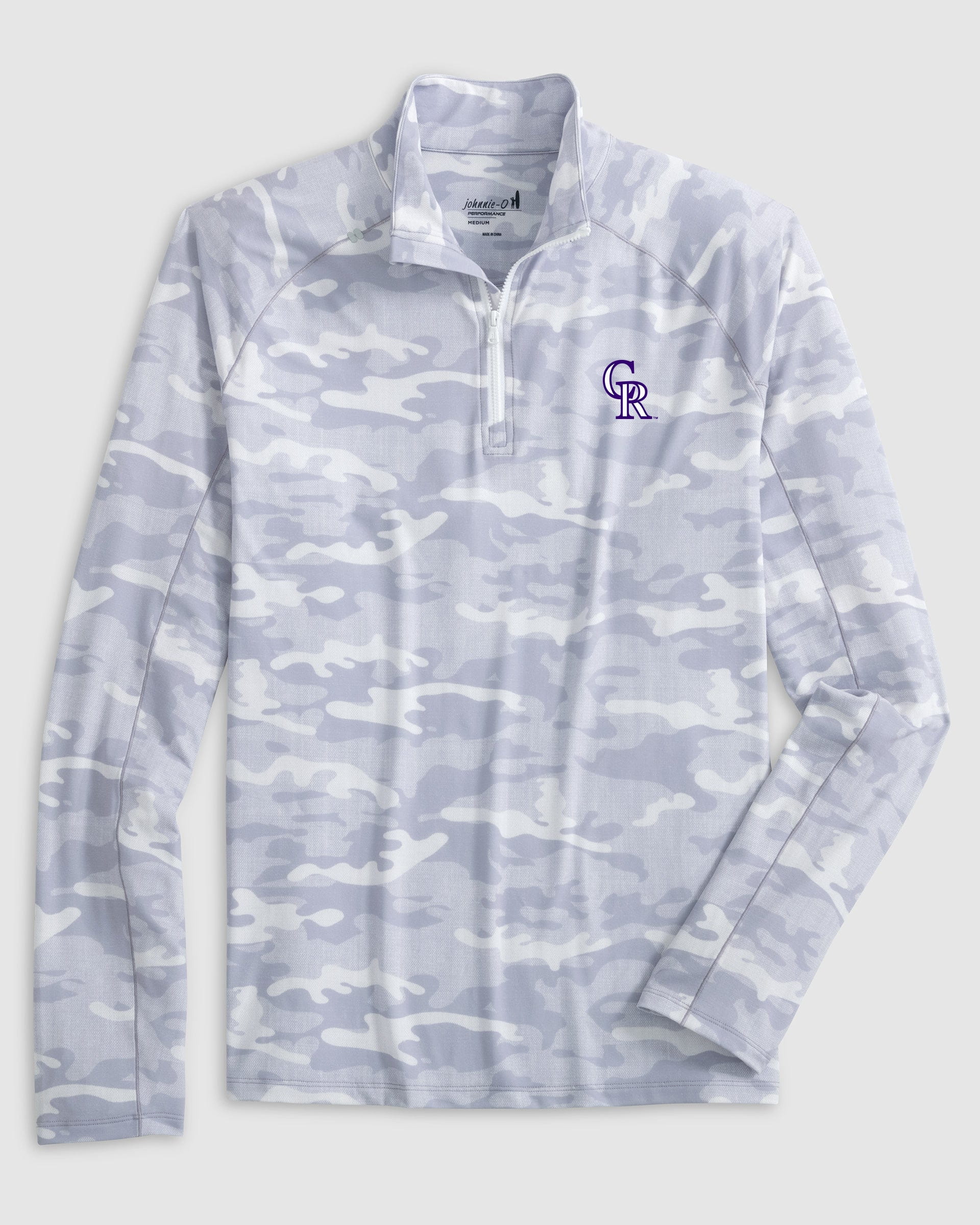 Colorado Rockies Patton Performance Camo 1/4 Zip