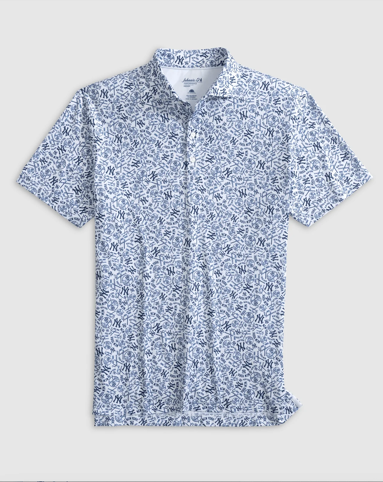 New York Yankees Galvin Performance Jersey Printed Polo