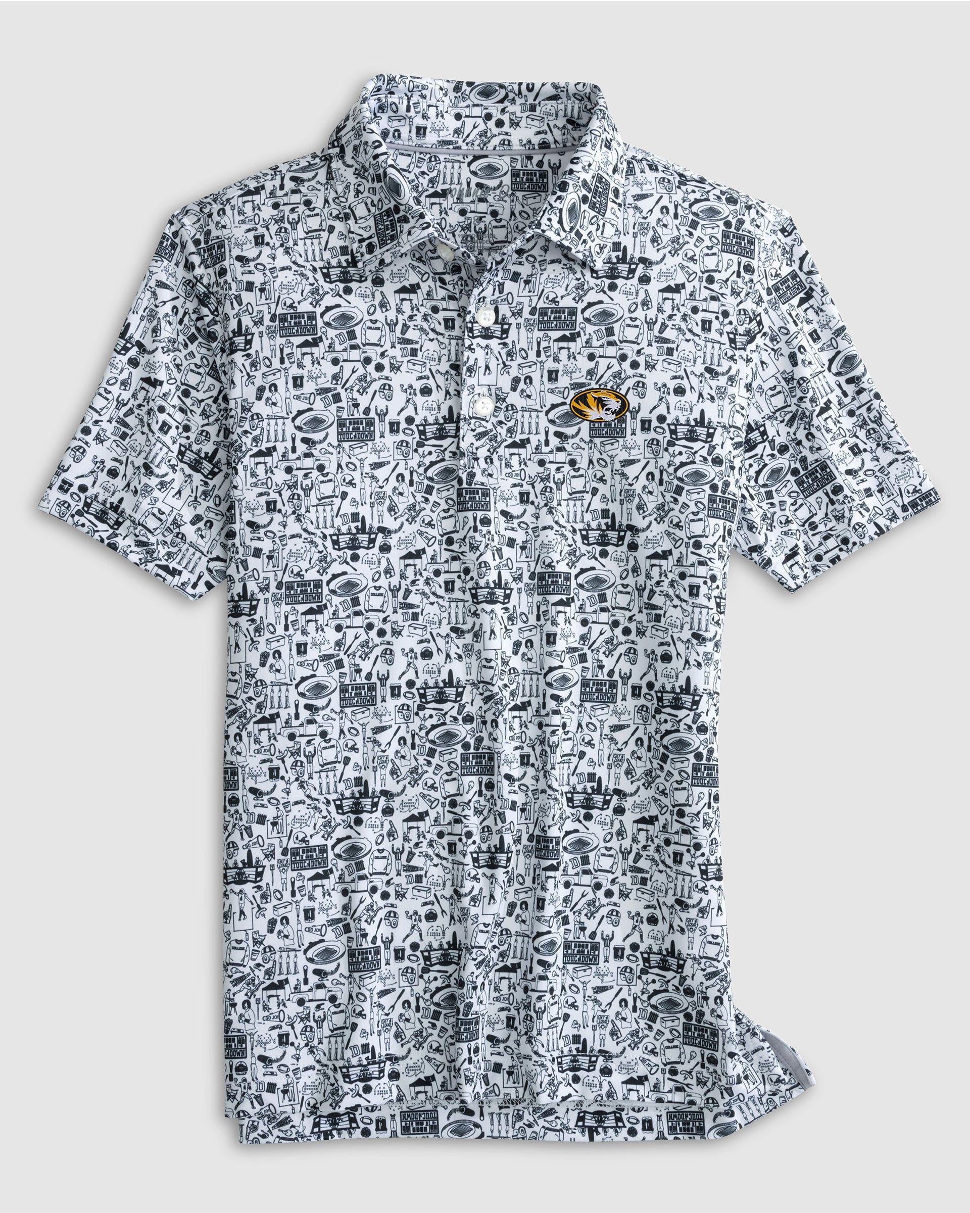 Missouri Tailgater 2.0 Jr. Printed Jersey Performance Polo