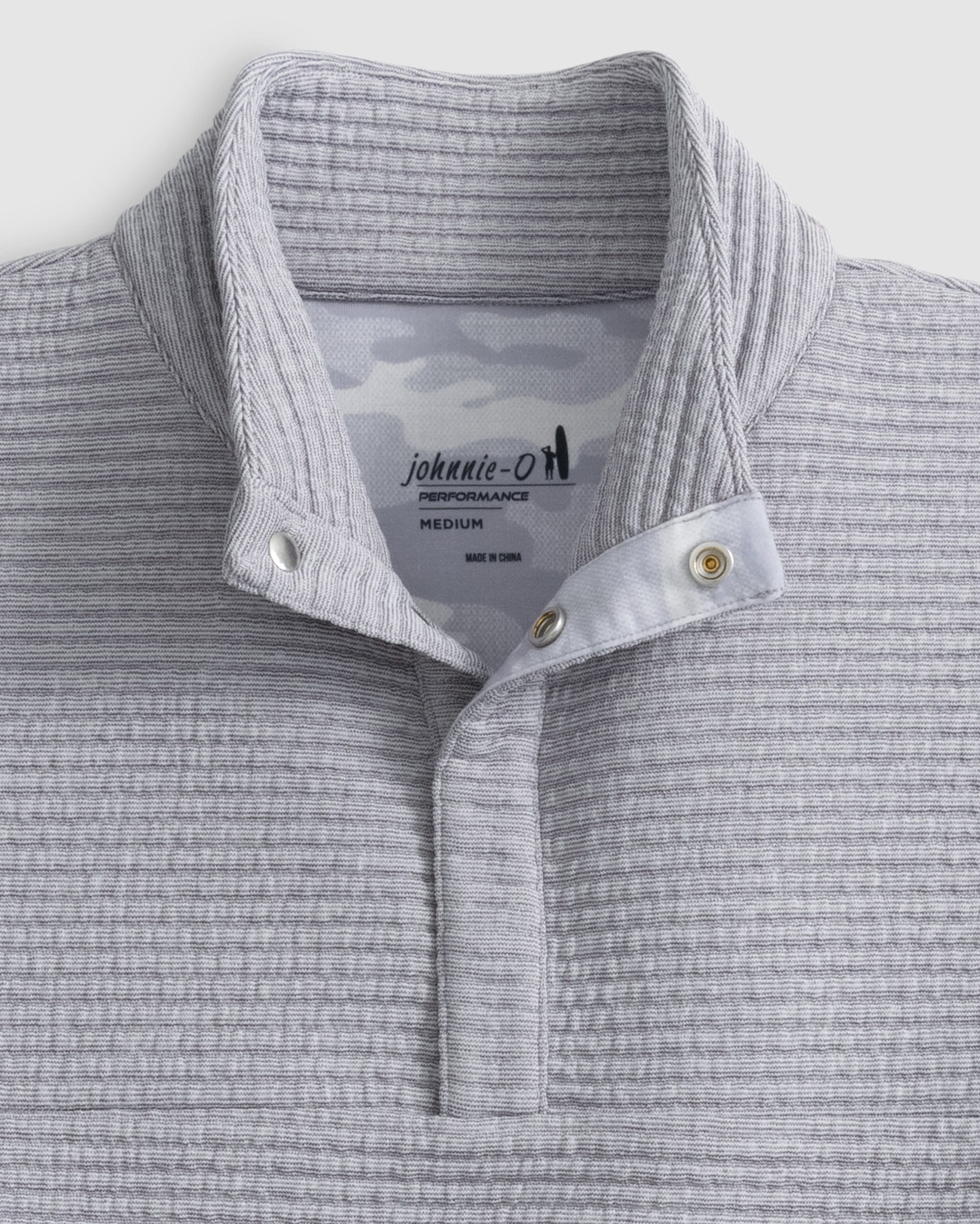 Benjy Heathered Henley Pullover