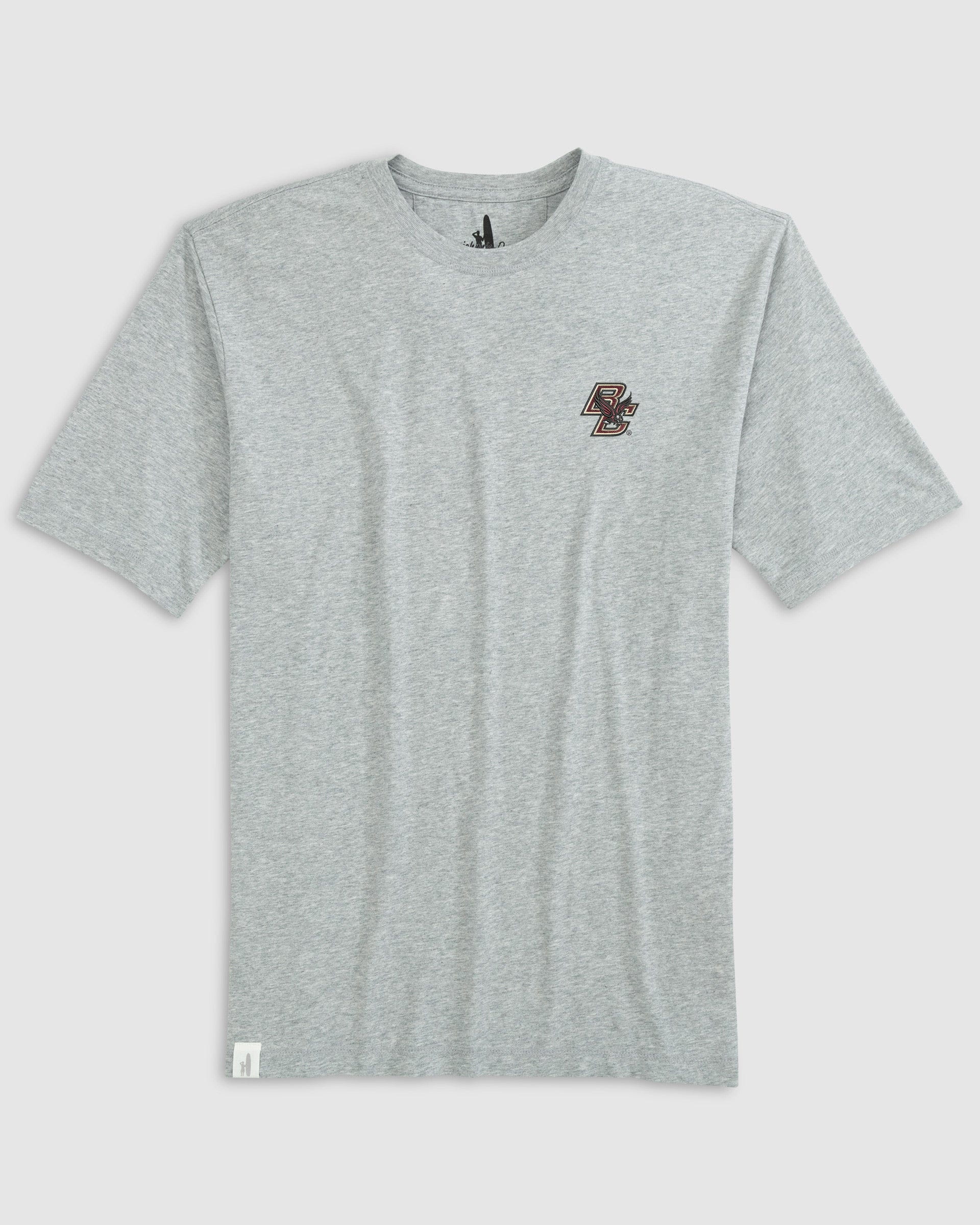 Boston College Heathered Spencer Cotton T-Shirt