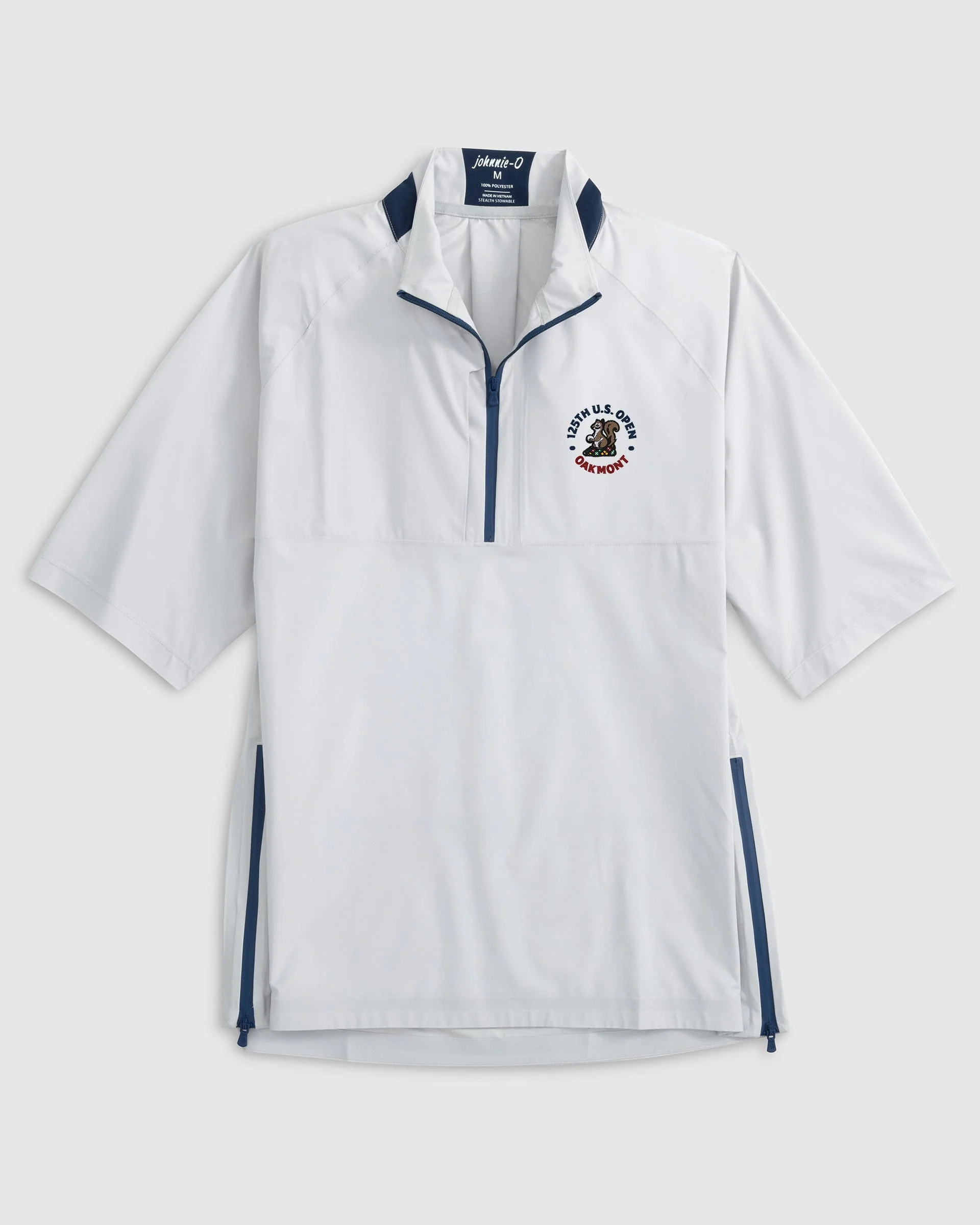 125th U.S. Open Stealth Stowable Short Sleeve Rain Jacket