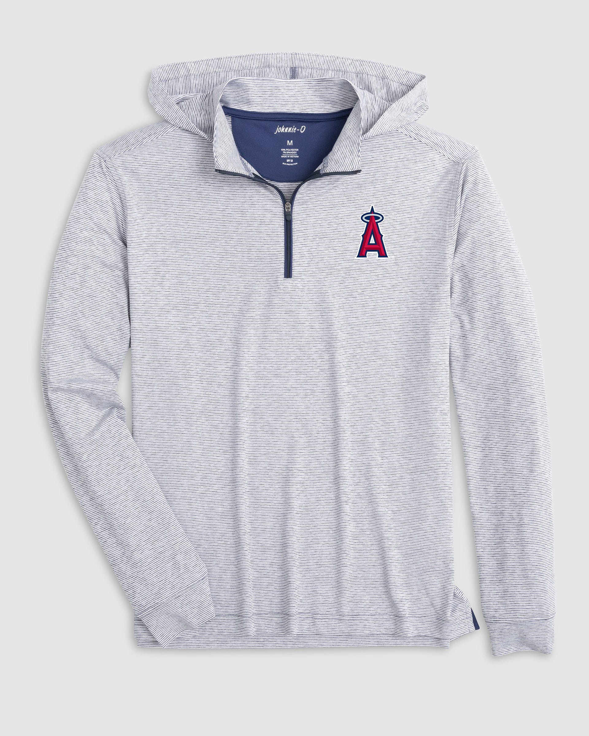 Los Angeles Angels Hybrid Performance 1/4 Zip Hoodie