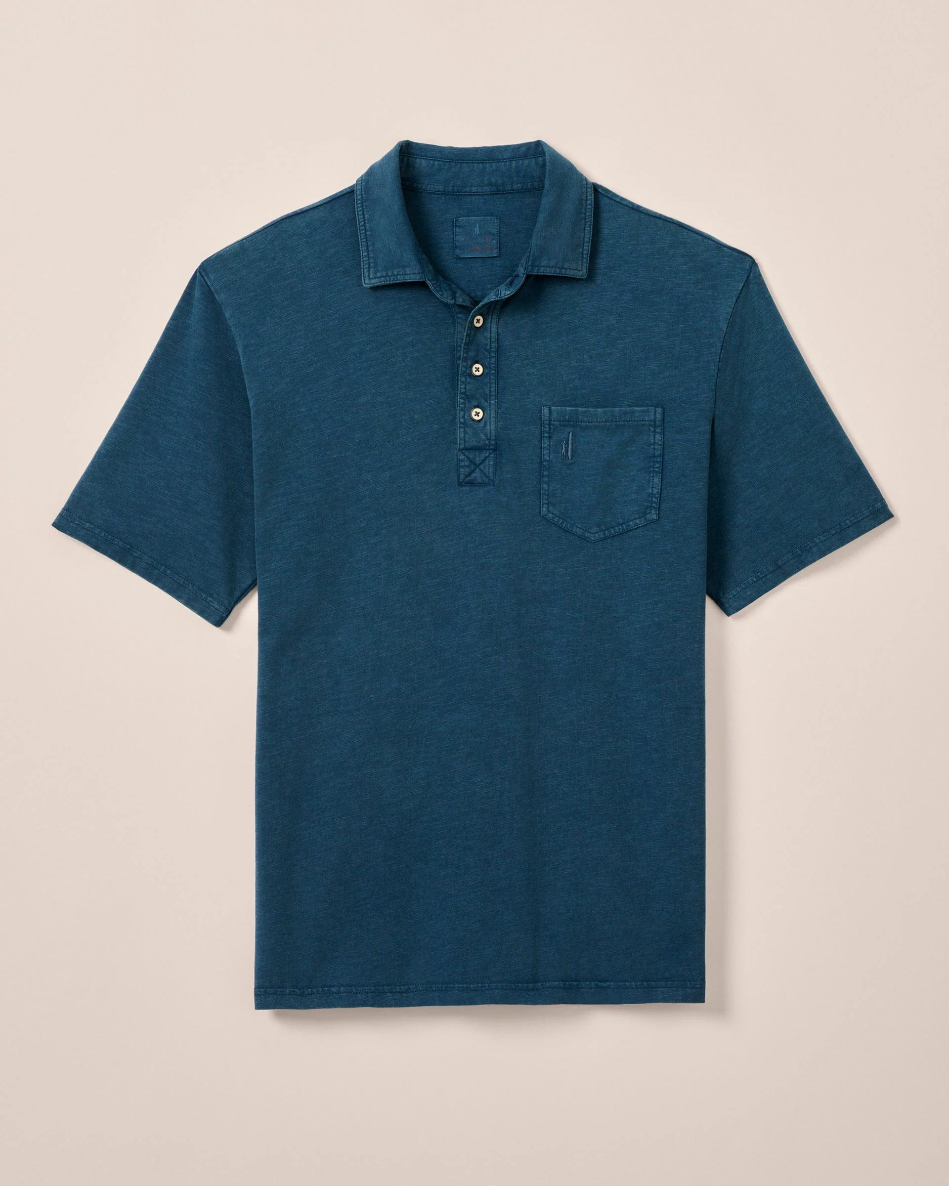 Original 4-Button Polo - Coastal Wash