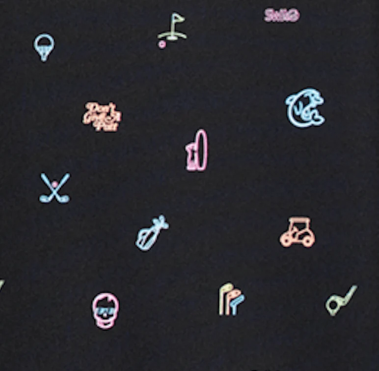 SWAG Golf x Johnnie-O Performance Polo - Neon Nights