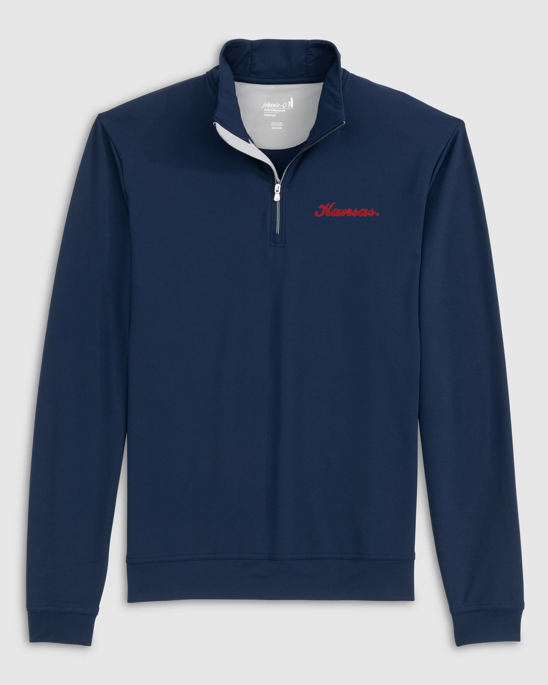 Kansas Motion Performance 1/4 Zip - Script Logo
