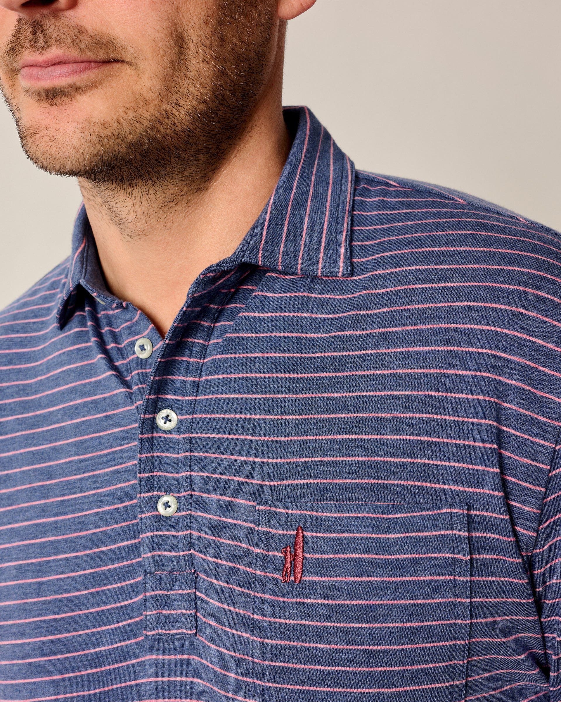 Original 4-Button Polo - Ryan Stripe