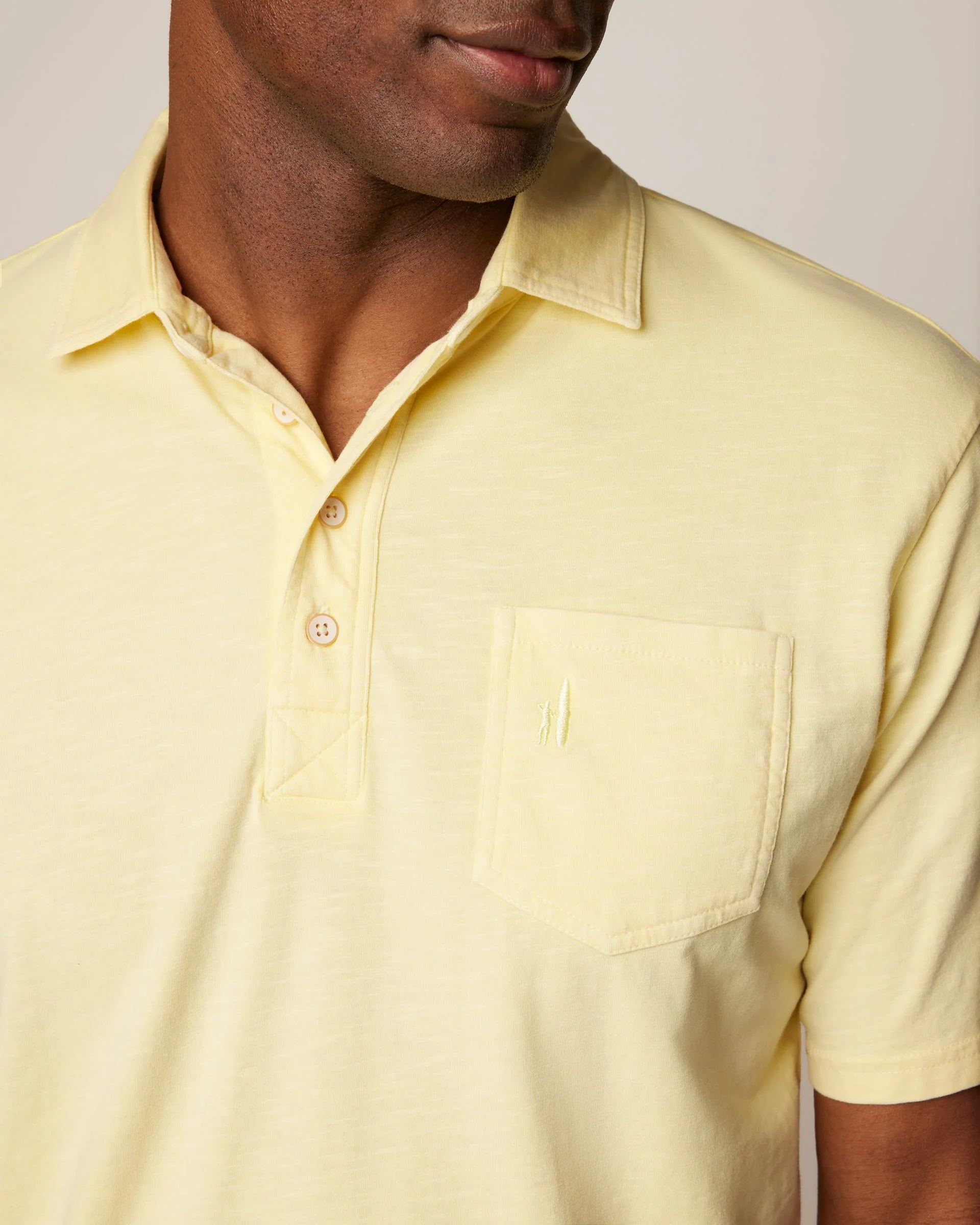 Original 4-Button Polo - Coastal Wash