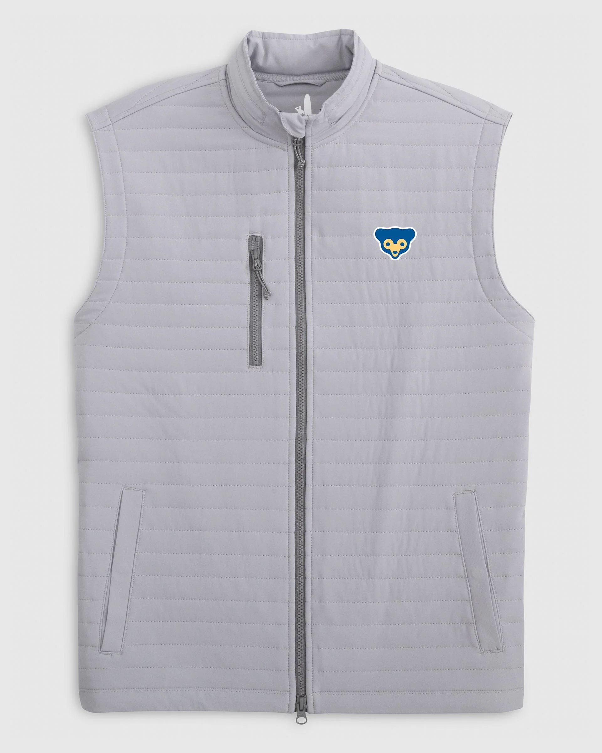Chicago Cubs Crosswind Quilted Performance Vest - Cooperstown Logo