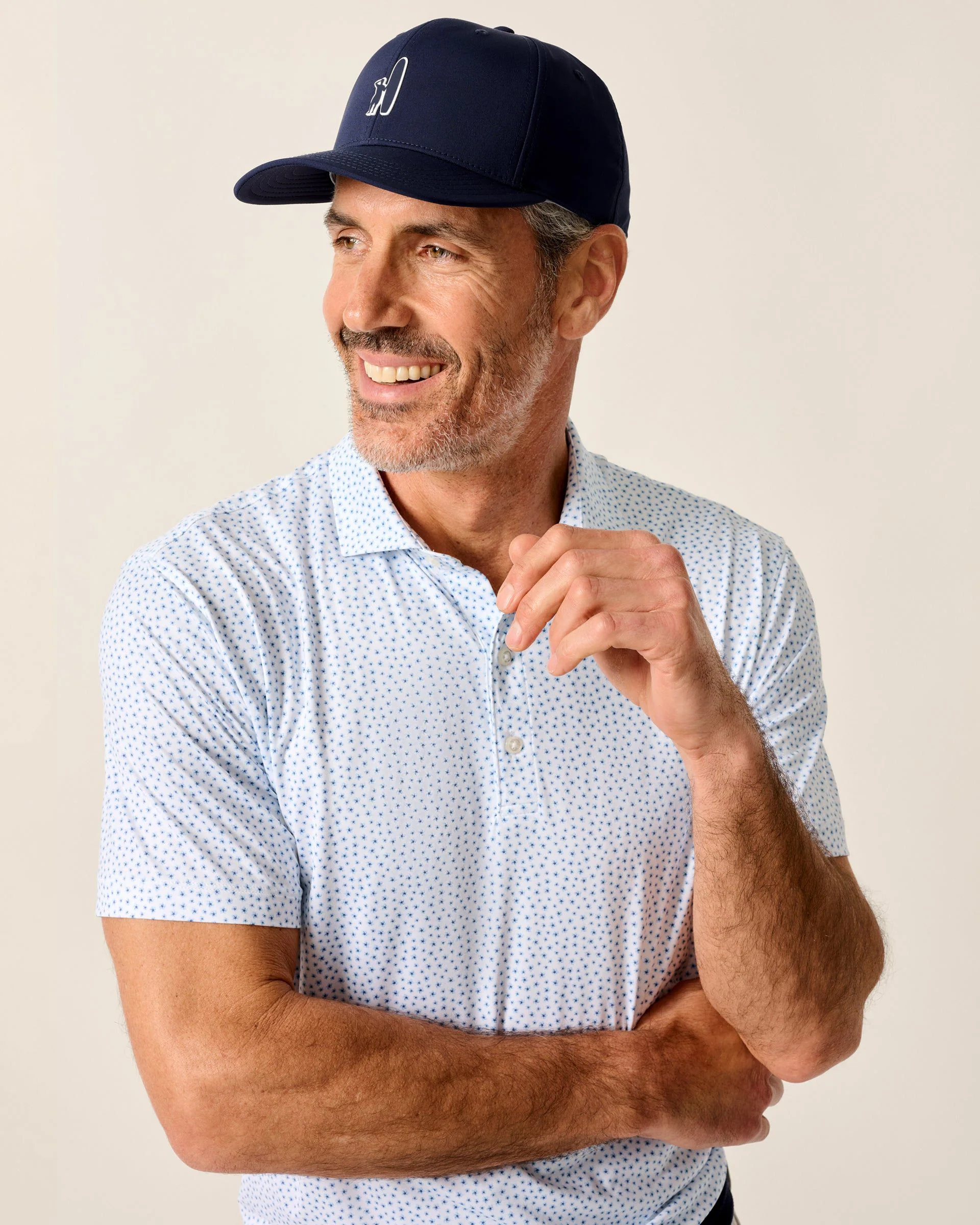 Featherweight Performance Polo - Plumeria