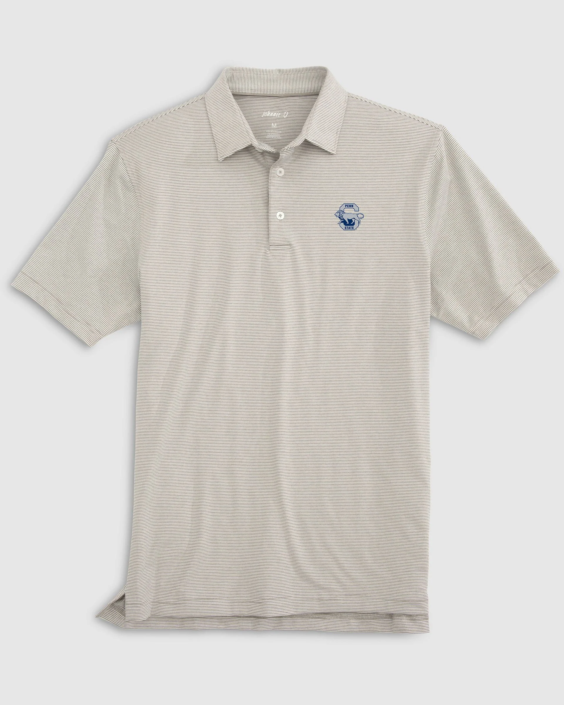 Penn State Lyndonn Striped Jersey Performance Polo - Vault Logo