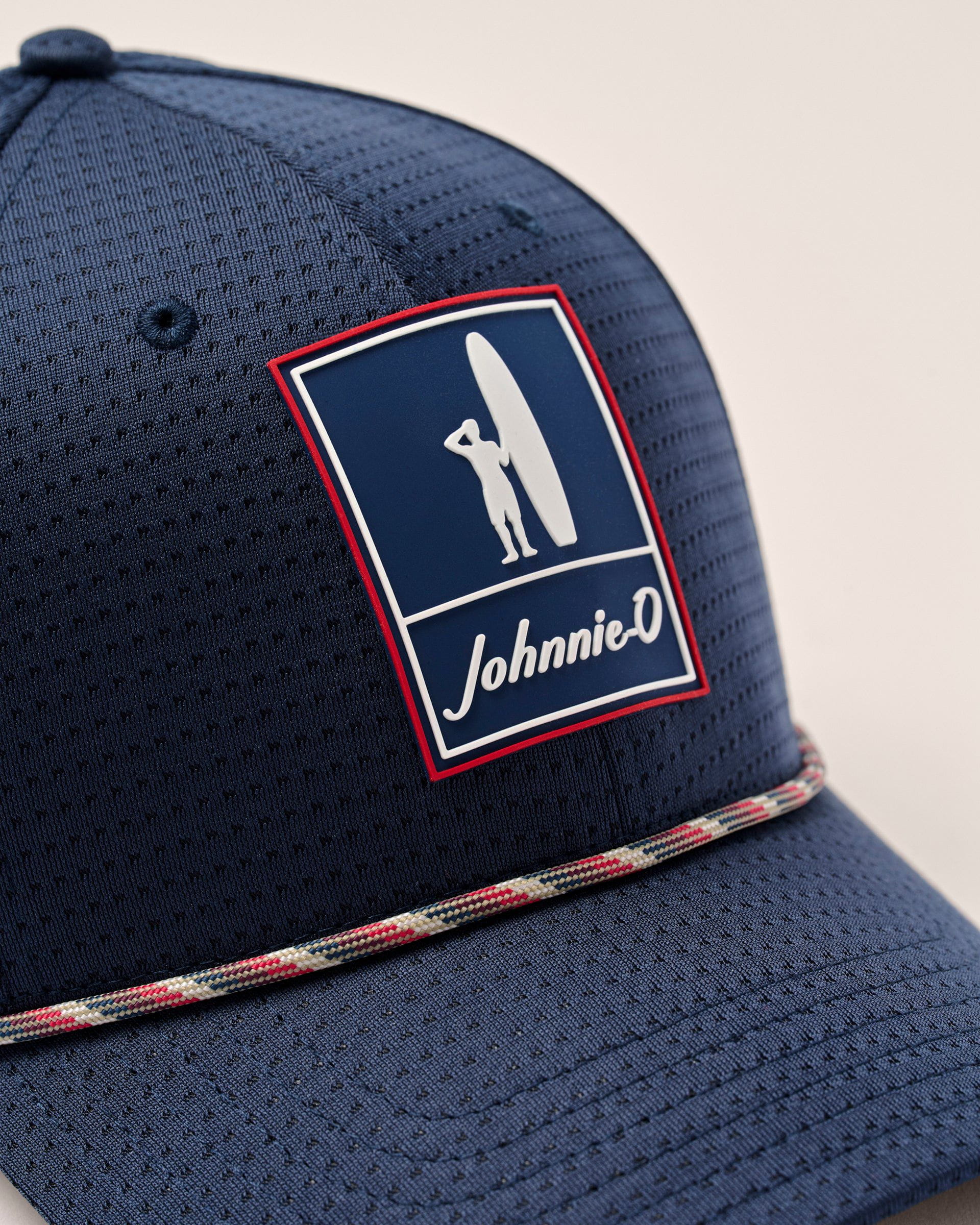 Johnnie-O Square Logo Rope Hat