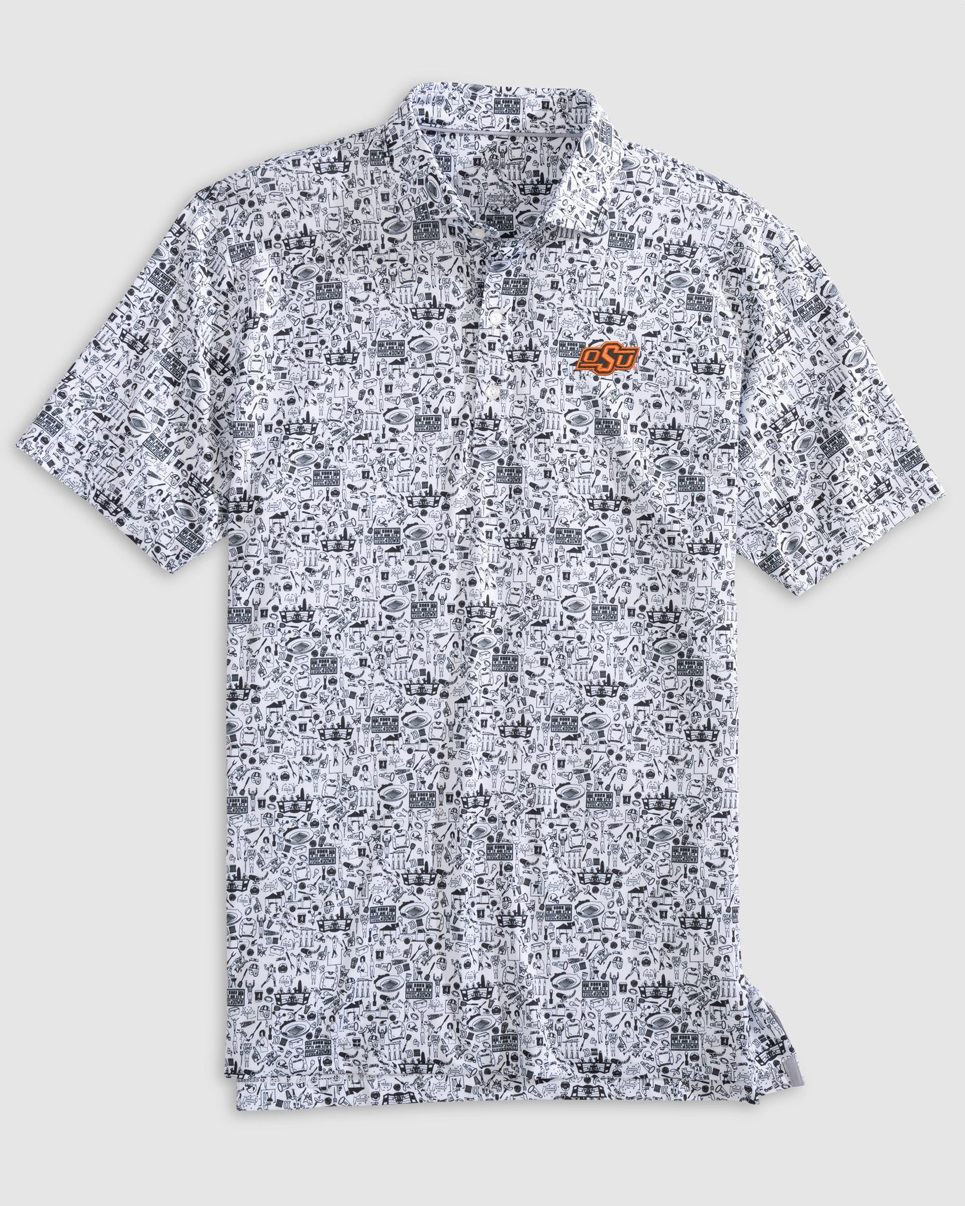 Oklahoma State Tailgater 2.0 Printed Jersey Performance Polo