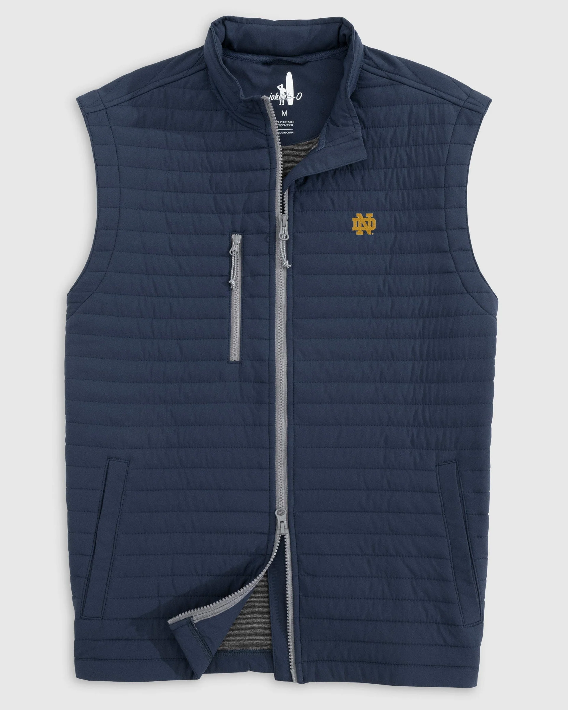 Notre Dame Crosswind Quilted Performance Vest