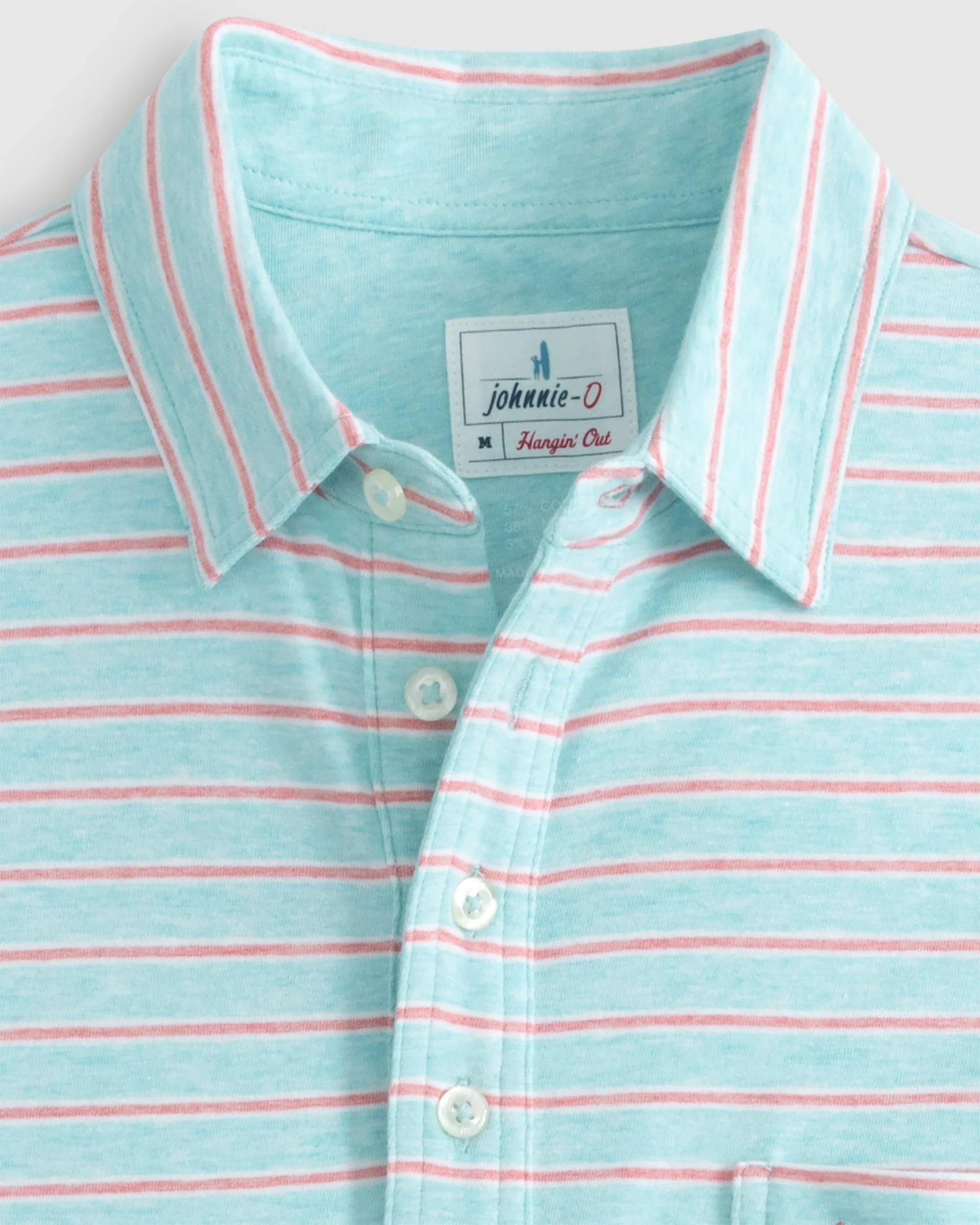 Original 4-Button Polo - Matthis Stripe