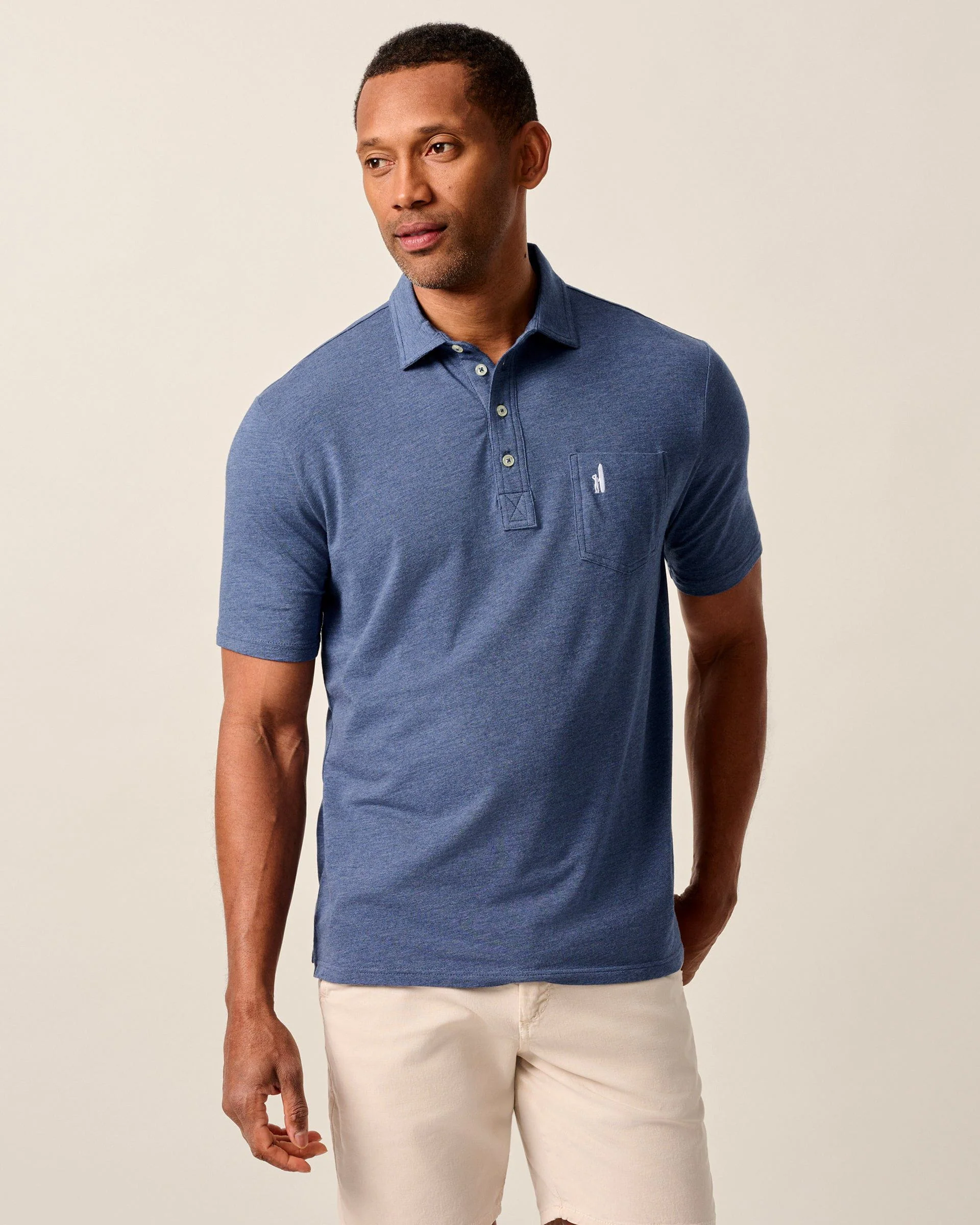 Original 4-Button Polo - Heathered 2.0