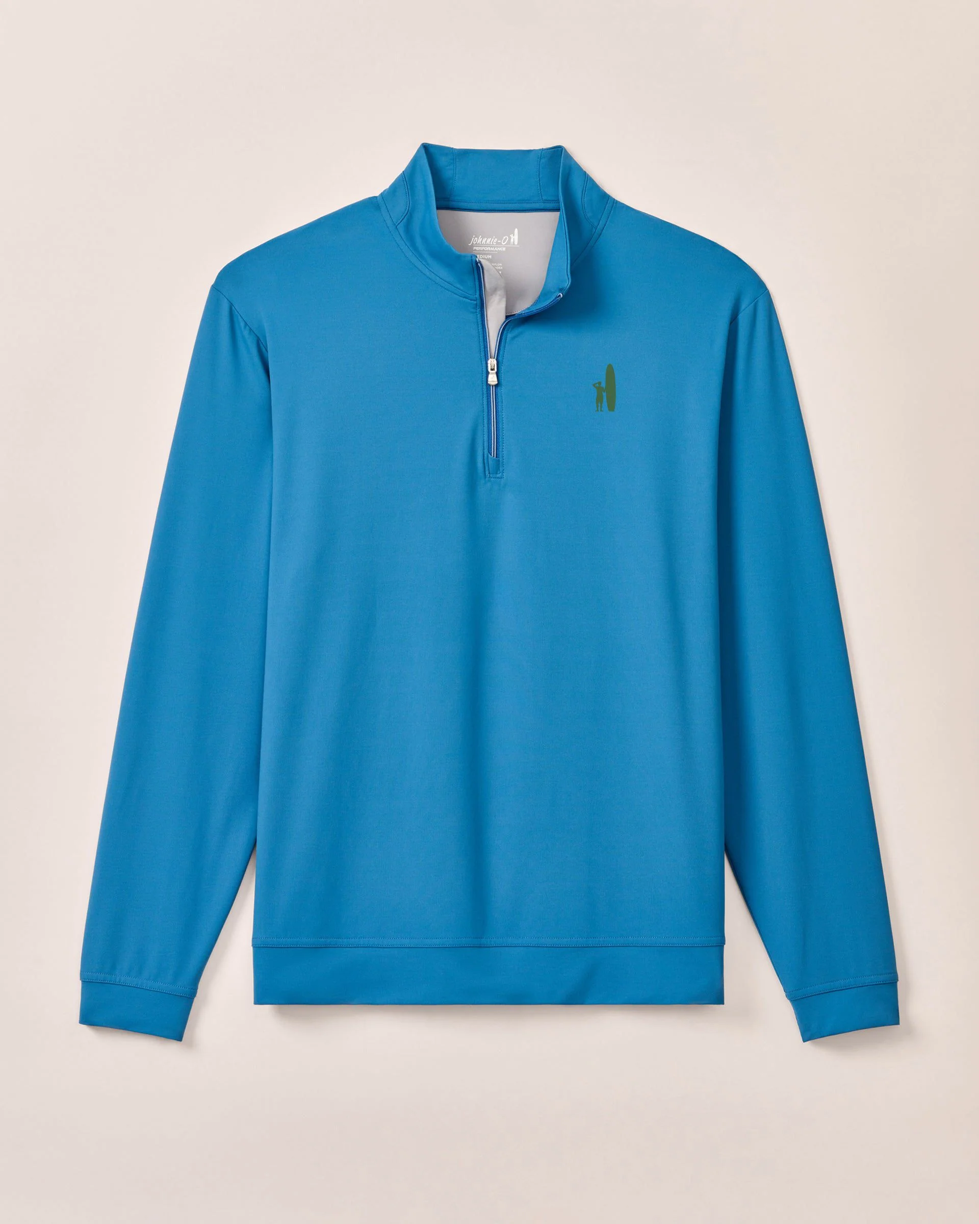 Custom Surfer Logo Motion Performance 1/4 Zip