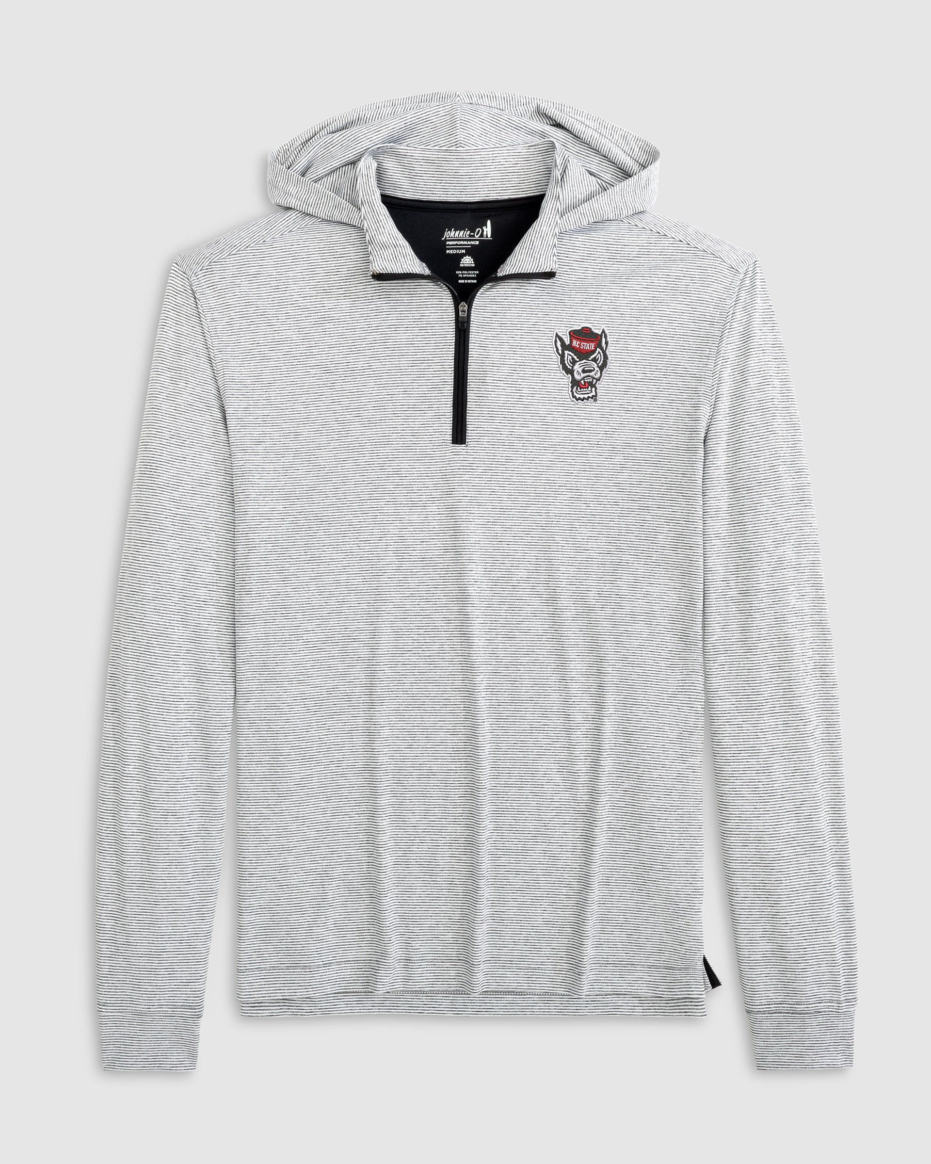 NC State Hybrid Performance Hoodie - Wolf Logo
