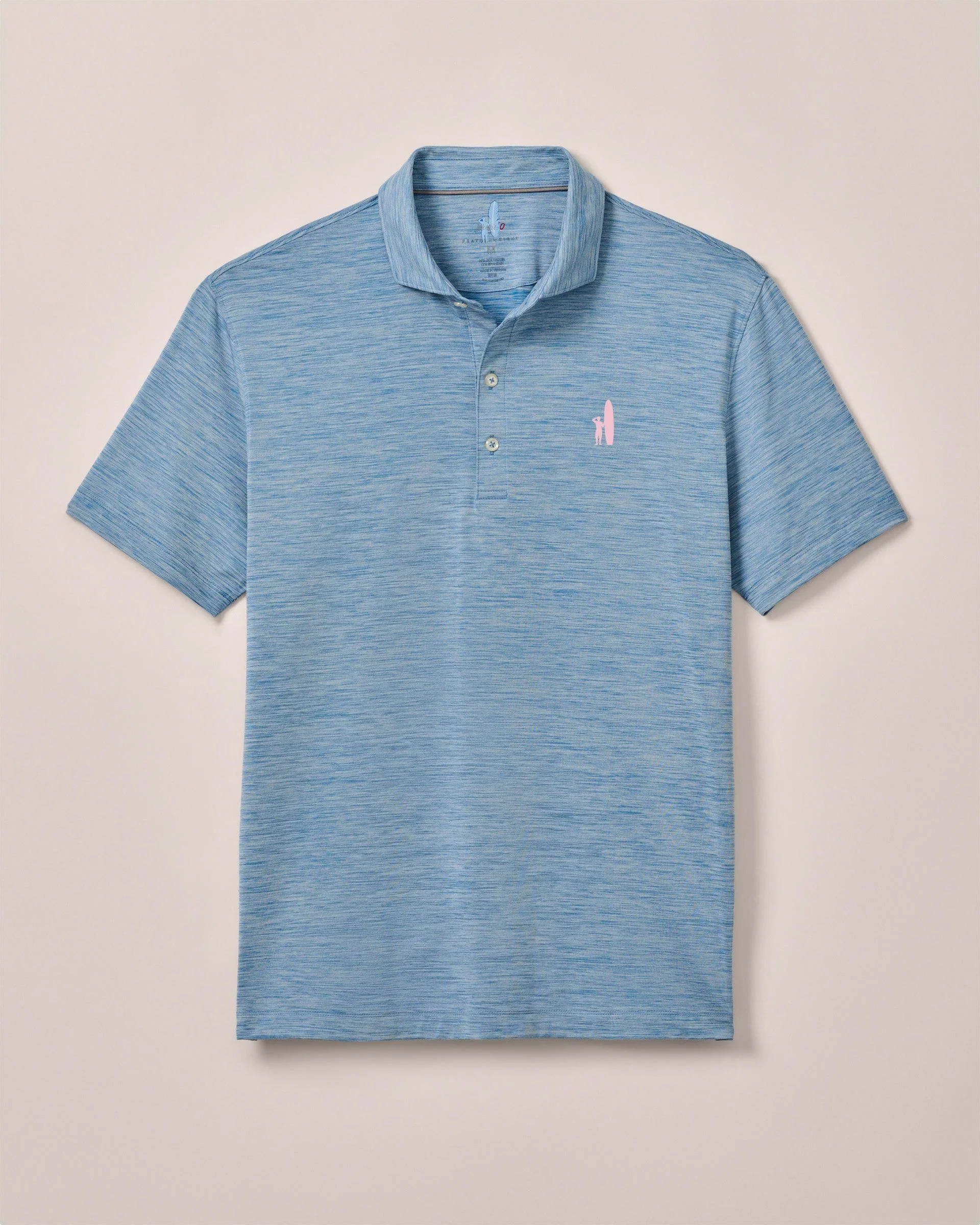 Custom Surfer Logo Huronn Featherweight Performance Polo