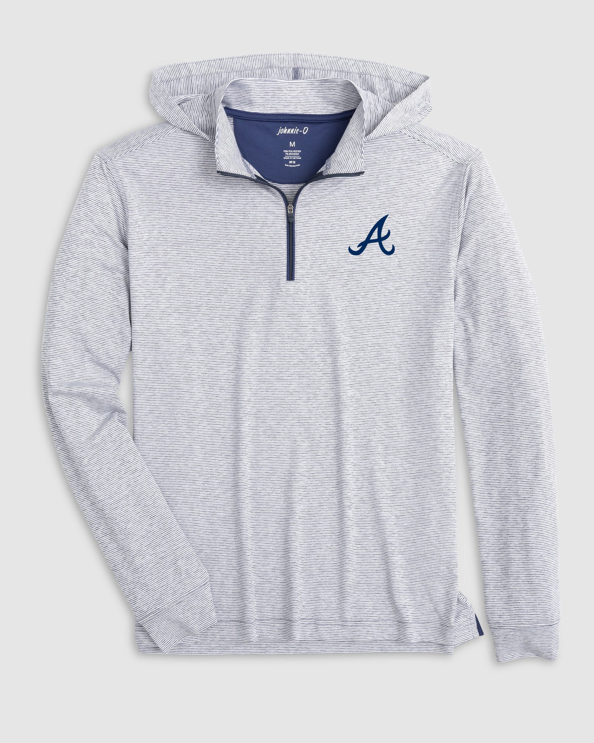 Atlanta Braves Hybrid Performance 1/4 Zip Hoodie