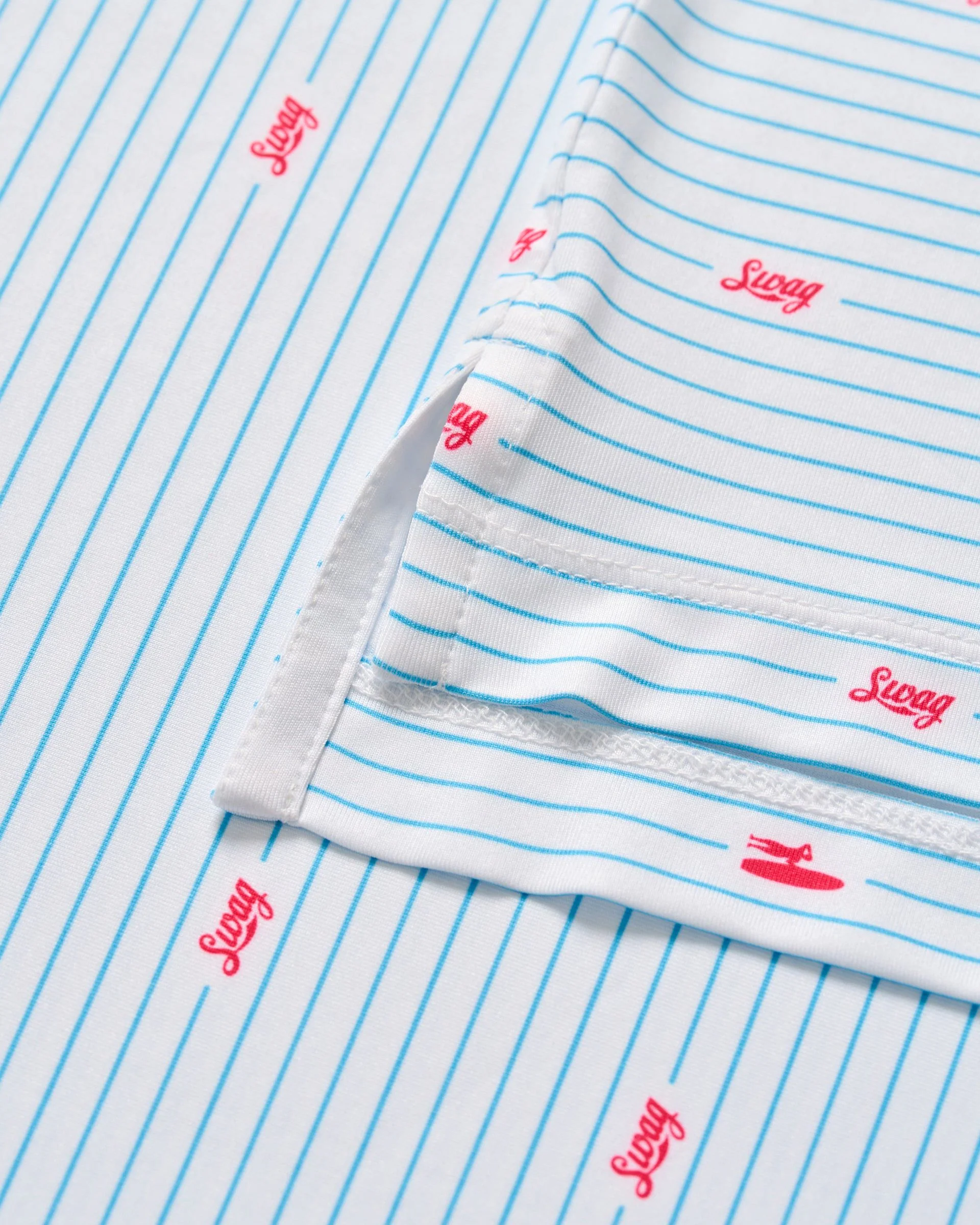SWAG Golf x Johnnie-O Performance Polo - Wavefinder