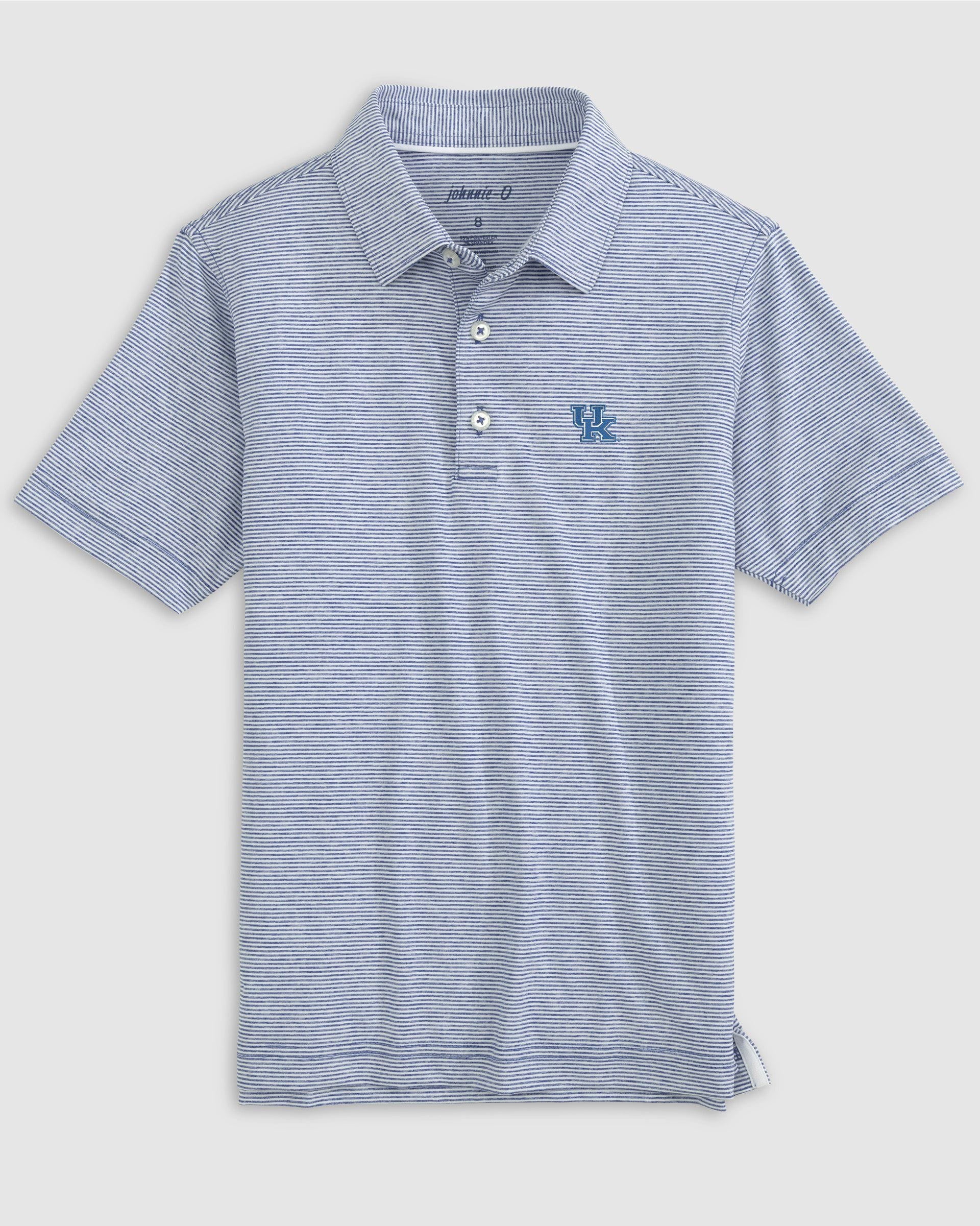 Kentucky Lyndonn Jr. Striped Jersey Performance Polo
