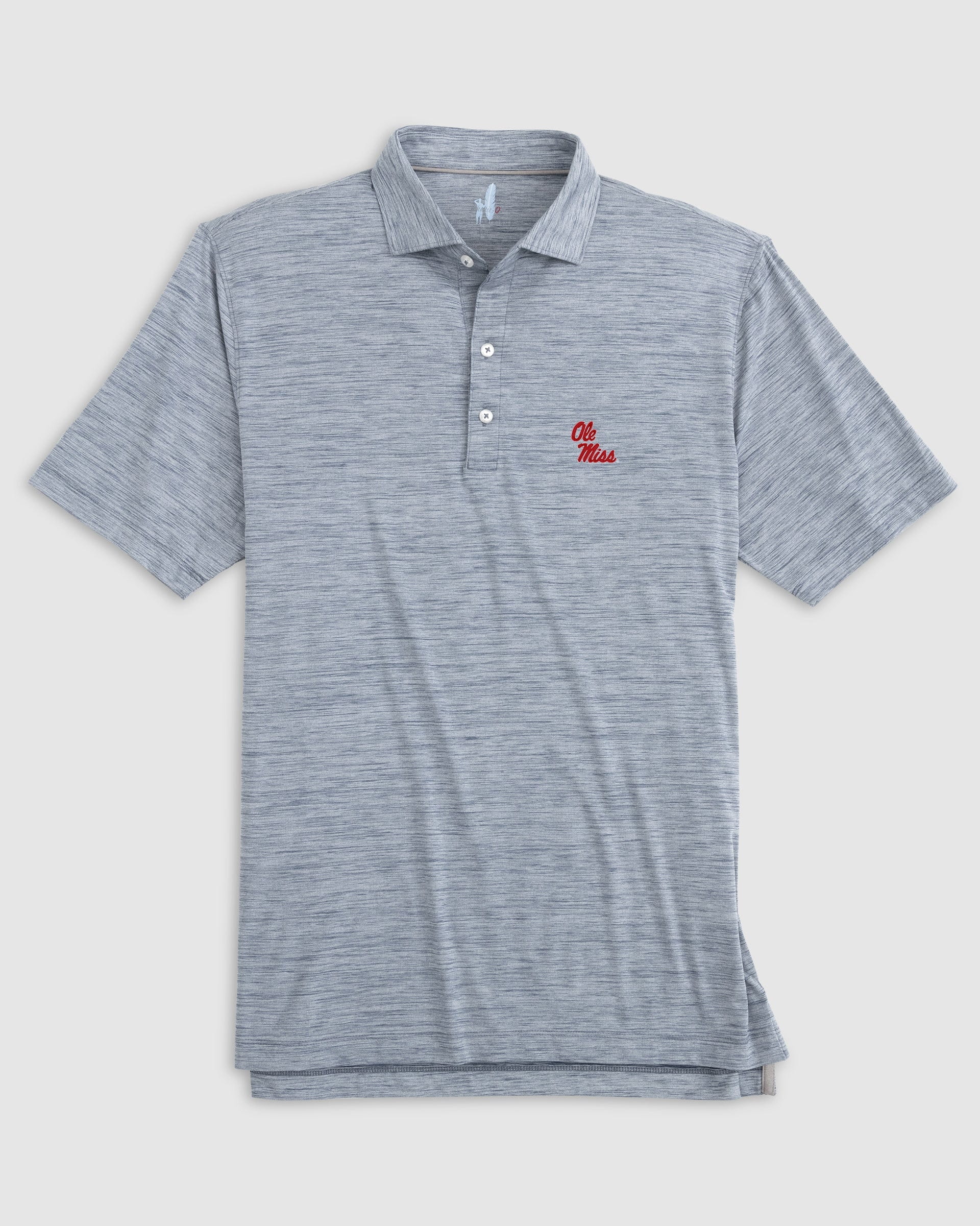 Ole Miss Huronn Featherweight Performance Polo - Stacked Logo