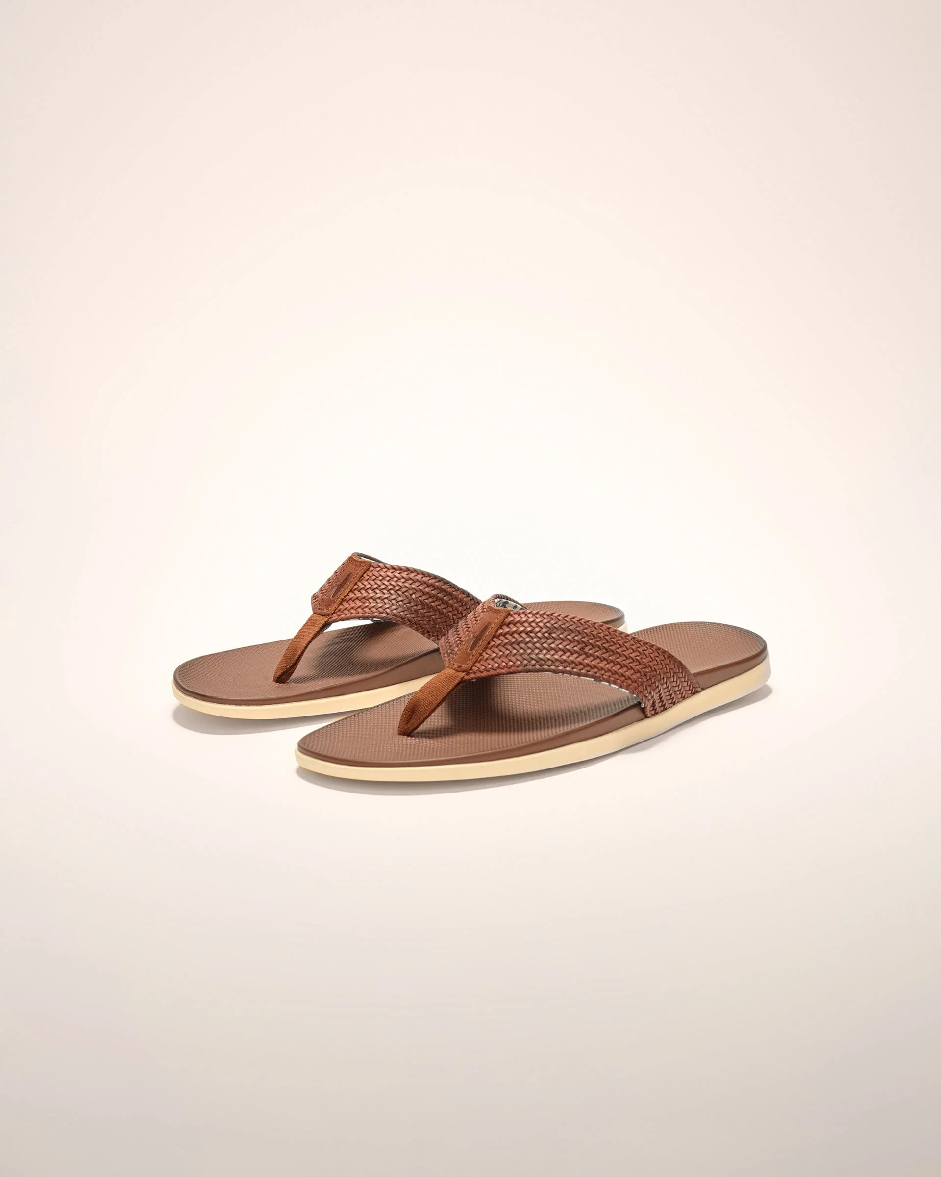 Boardwalk Woven Faux Leather Sandal
