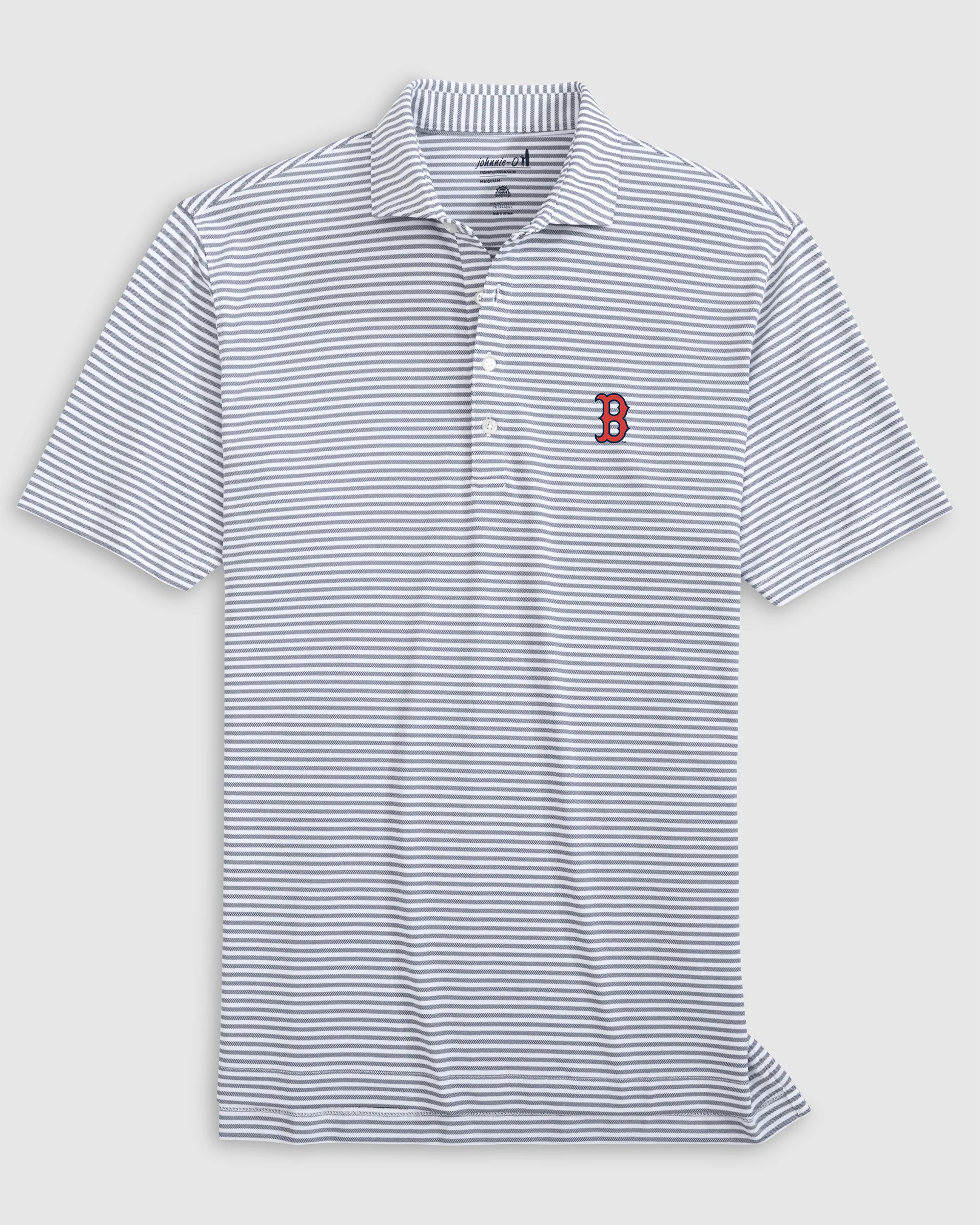 Boston Red Sox Stetsons Performance Mesh Polo