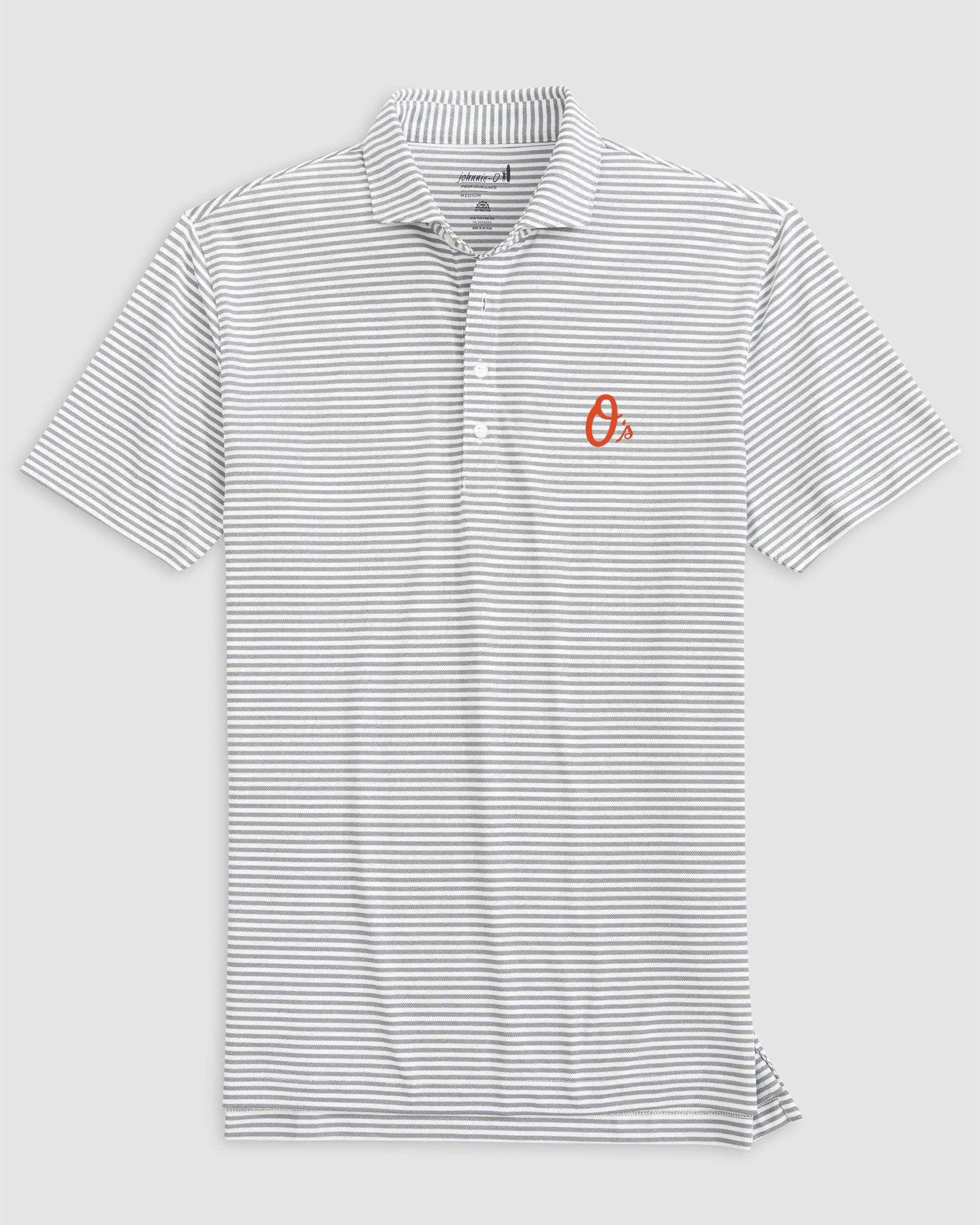 Baltimore Orioles Stetsons Performance Mesh Polo - O Logo