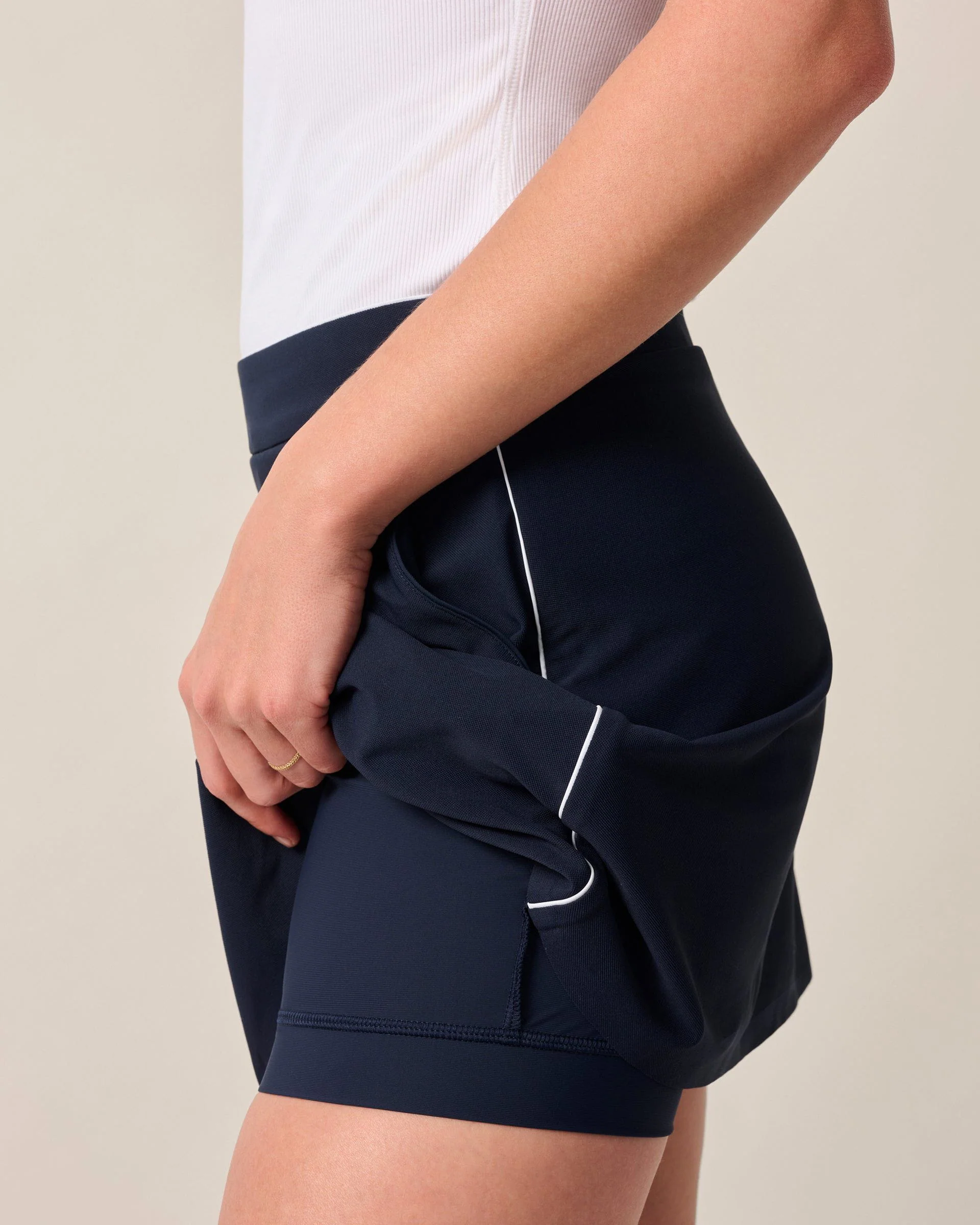 McKenna Box Pleat Performance Skort