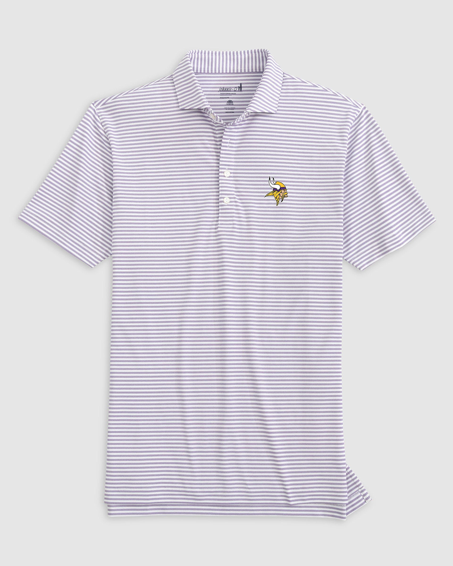 Minnesota Vikings Stetsons Performance Mesh Polo
