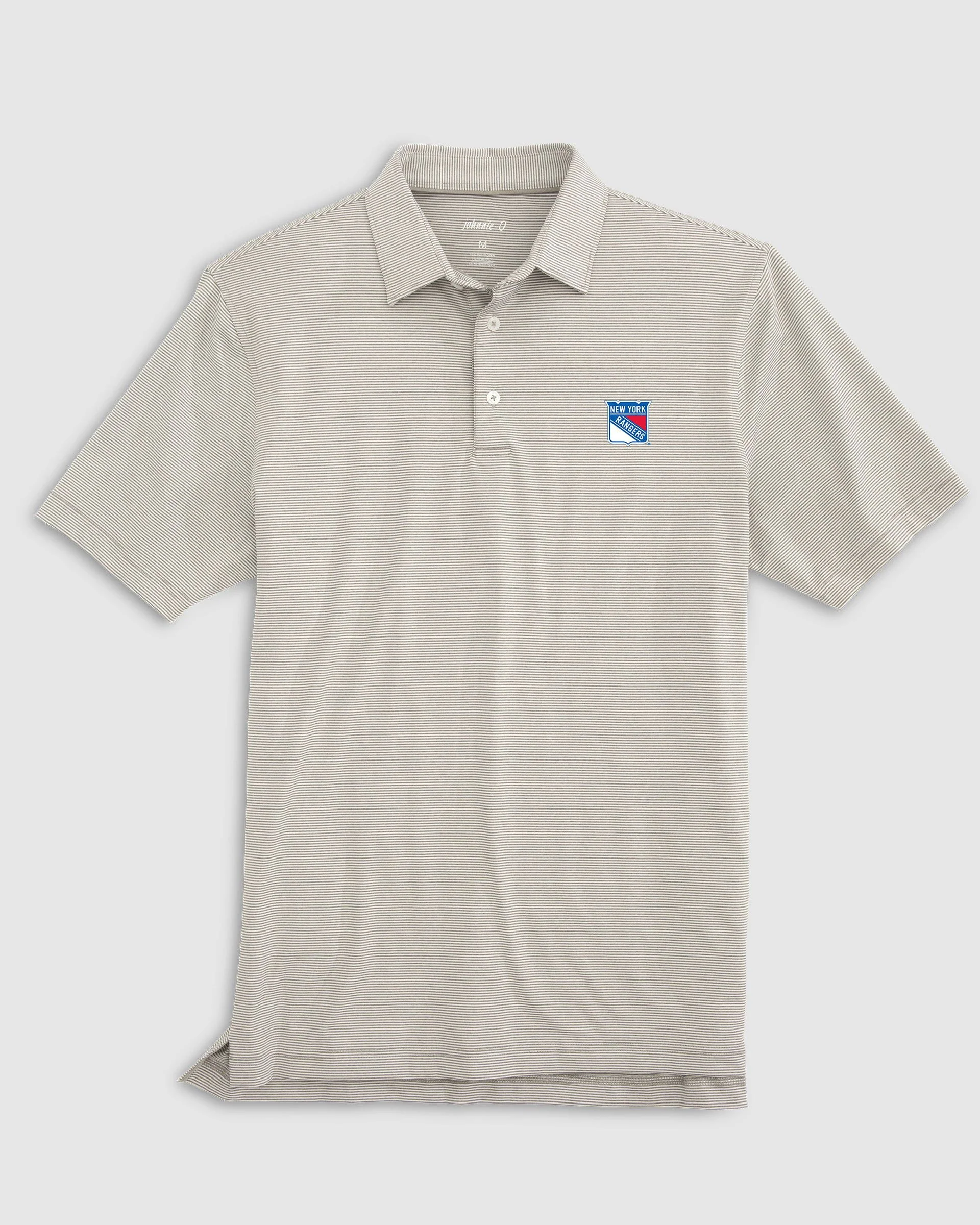 New York Rangers Lyndonn Striped Jersey Performance Polo