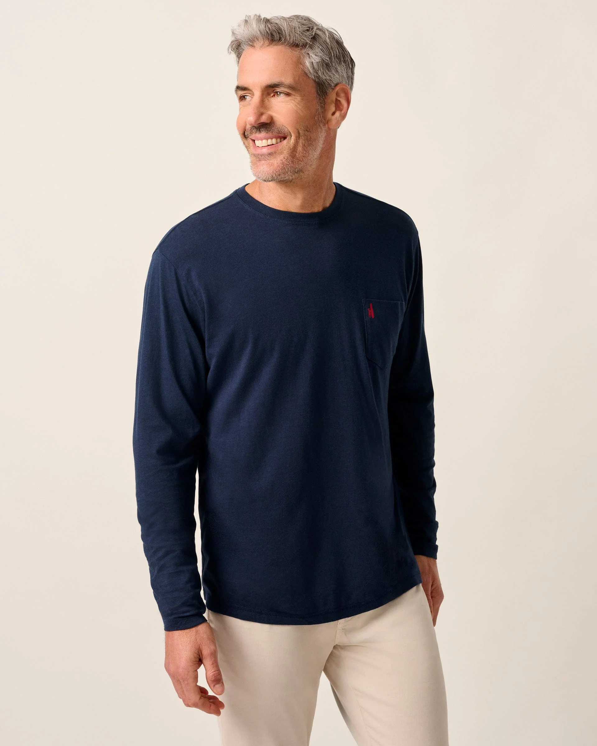Coastal Way Long-Sleeve Pocket T-Shirt
