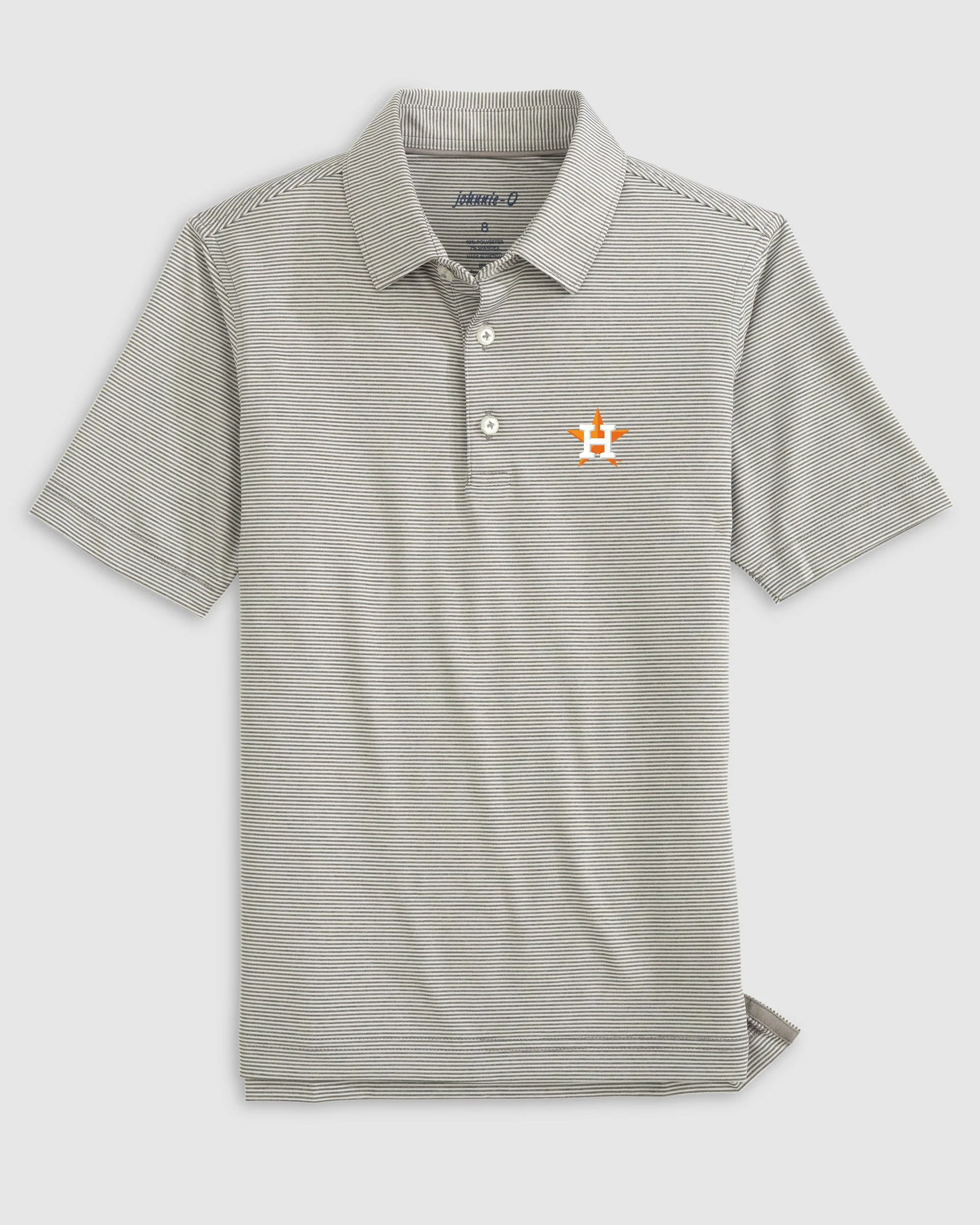 Houston Astros Lyndonn Jr. Striped Jersey Performance Polo