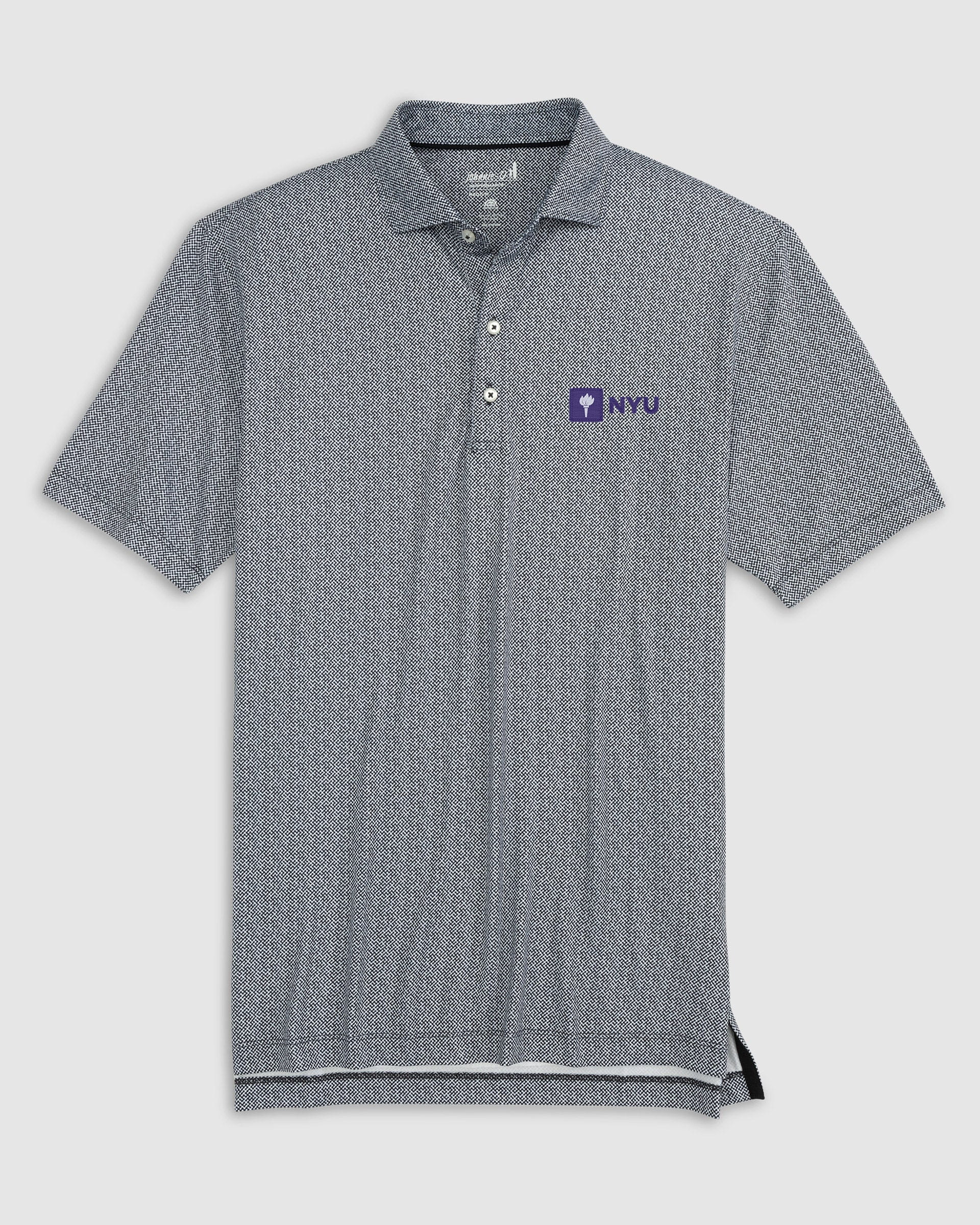 NYU Hinson Jersey Performance Polo
