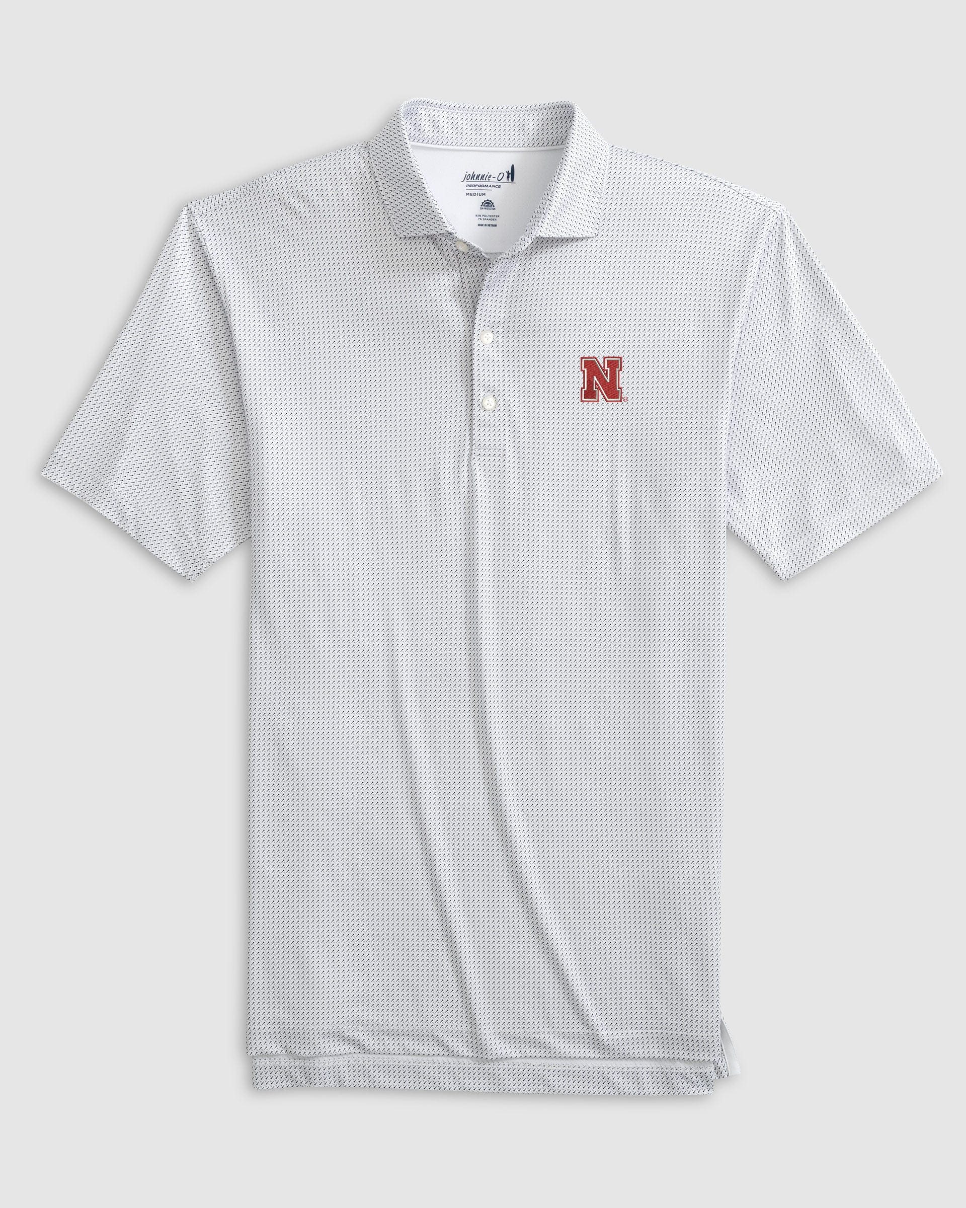 Nebraska Tee Time Printed Performance Jersey Polo