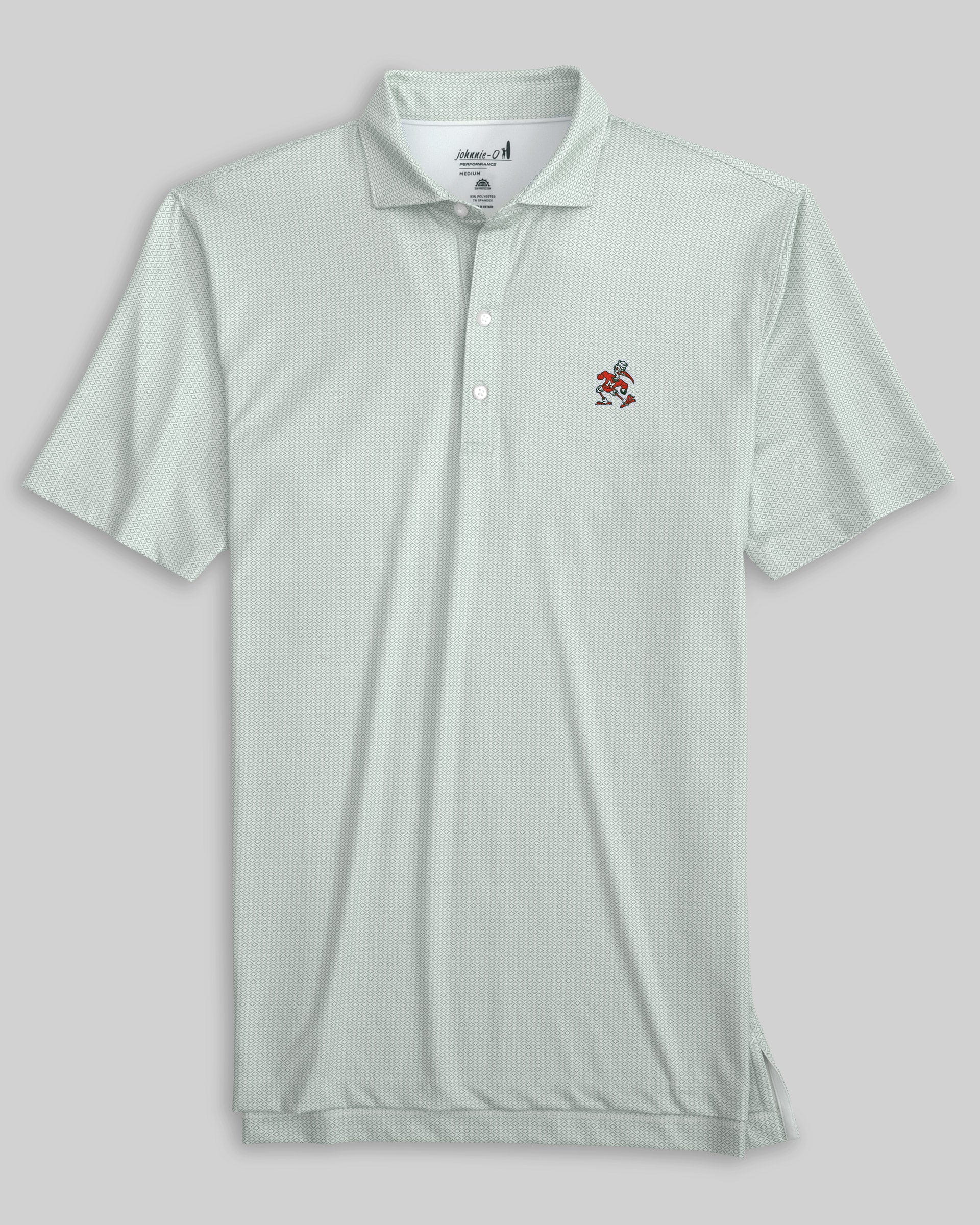 Miami Slade Performance Jersey Polo - Vintage Logo