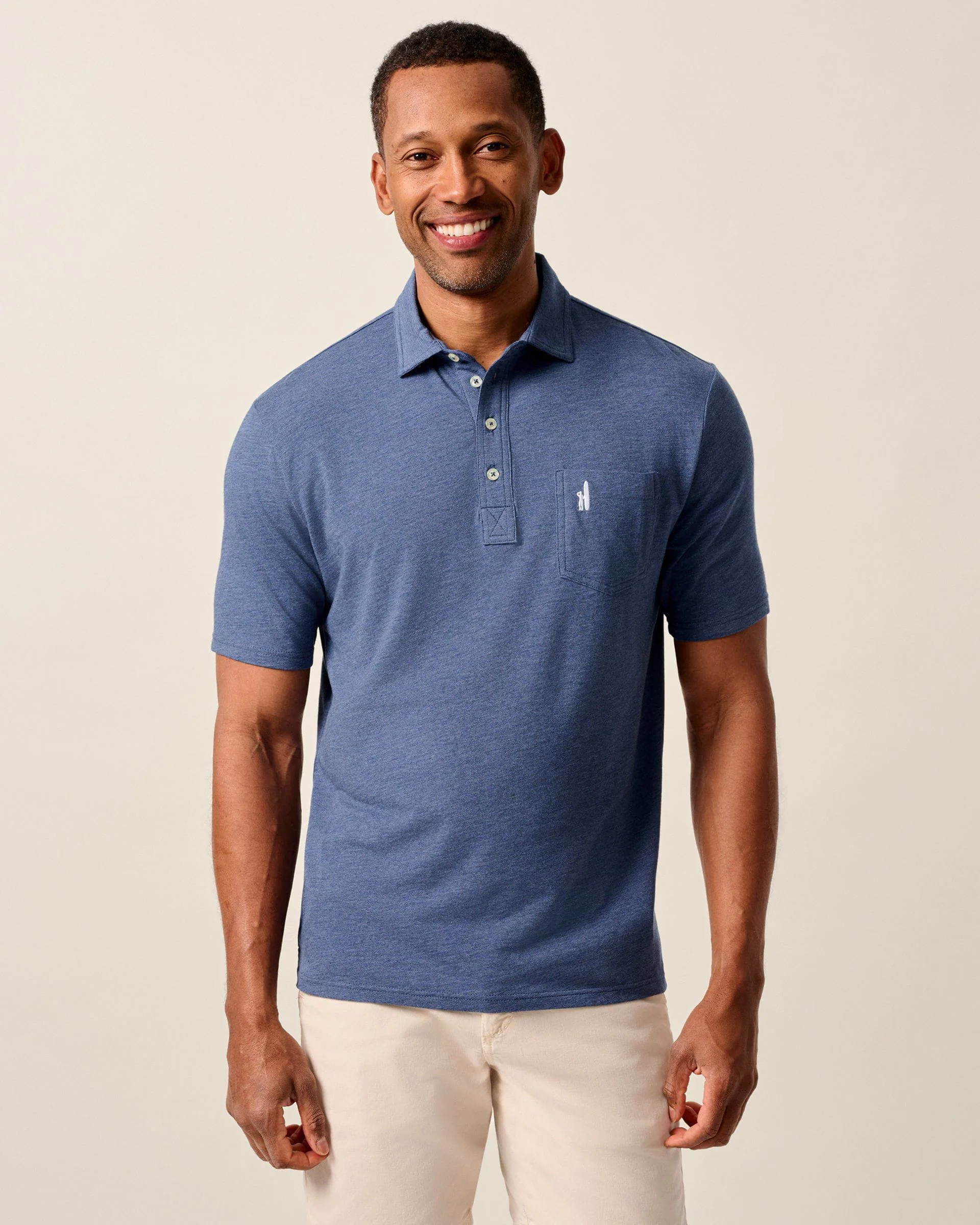 Original 4-Button Polo - Heathered 2.0