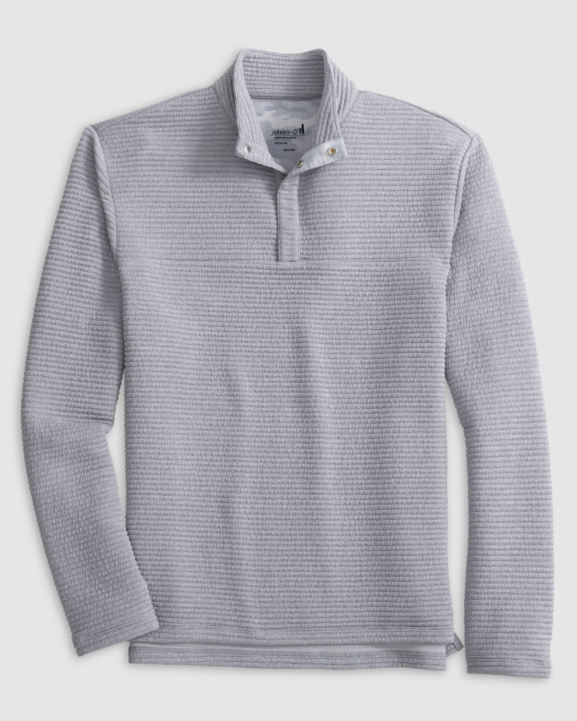 Benjy Heathered Henley Pullover