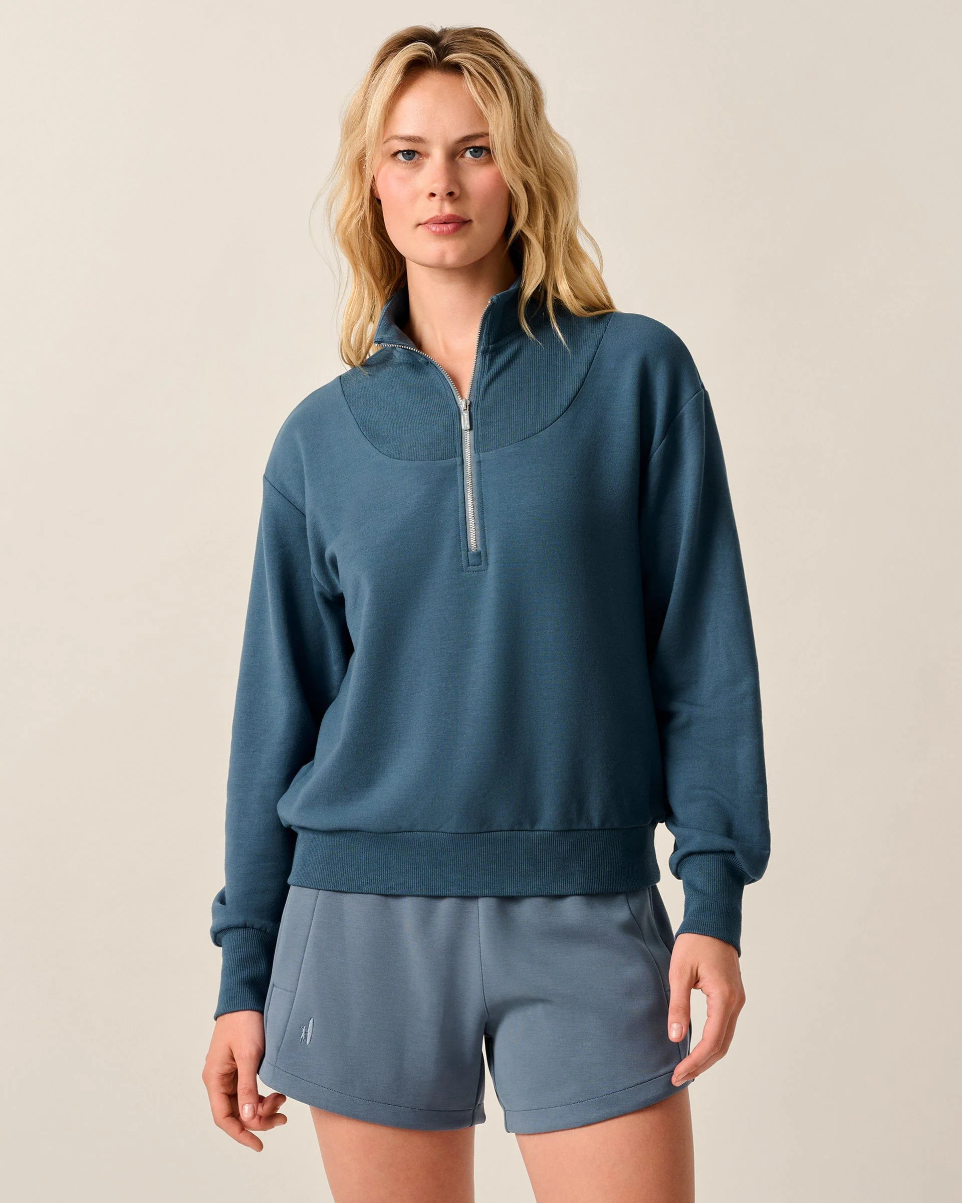 Naomi Rib Knit 1/4-Zip