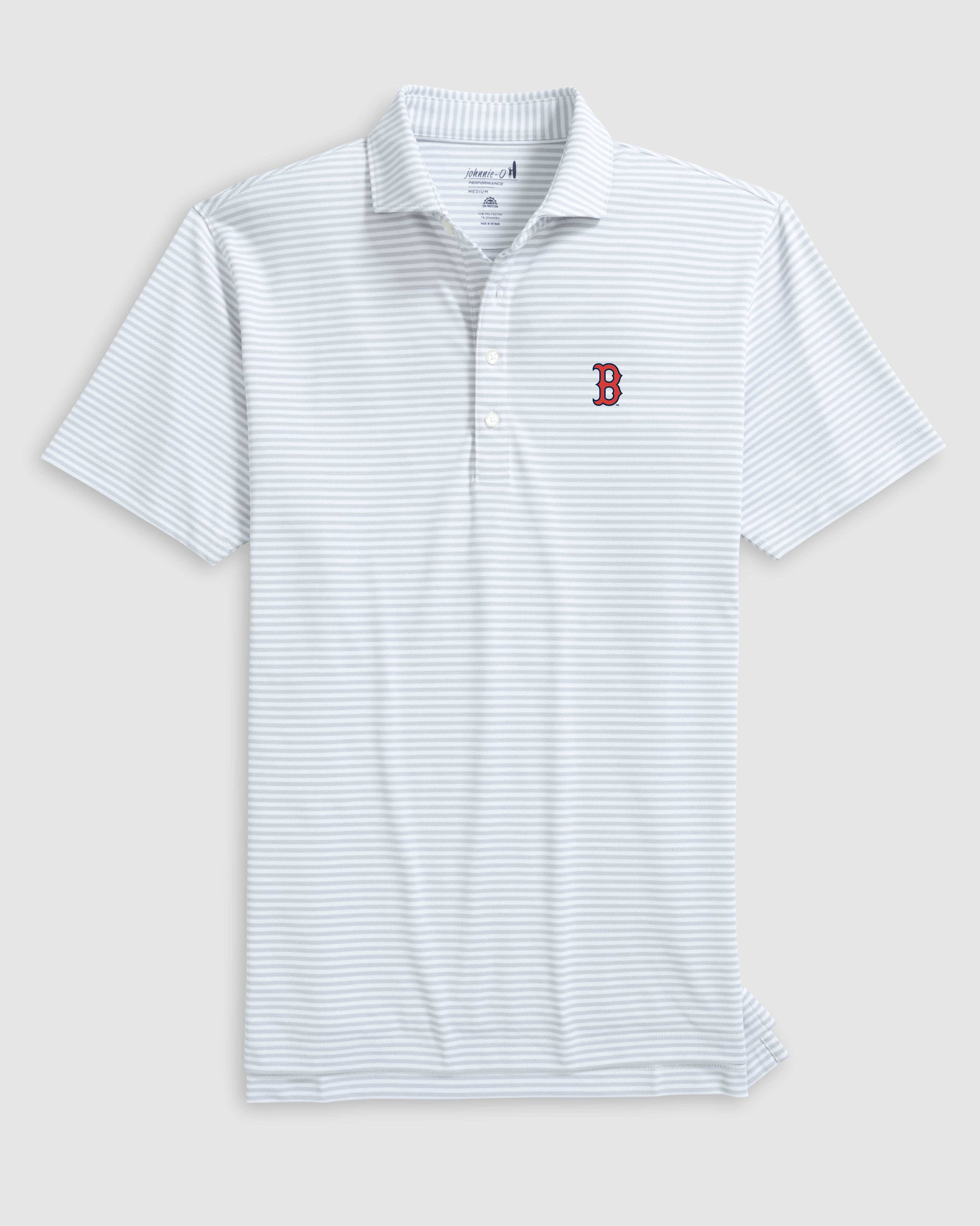 Boston Red Sox Stetsons Performance Mesh Polo