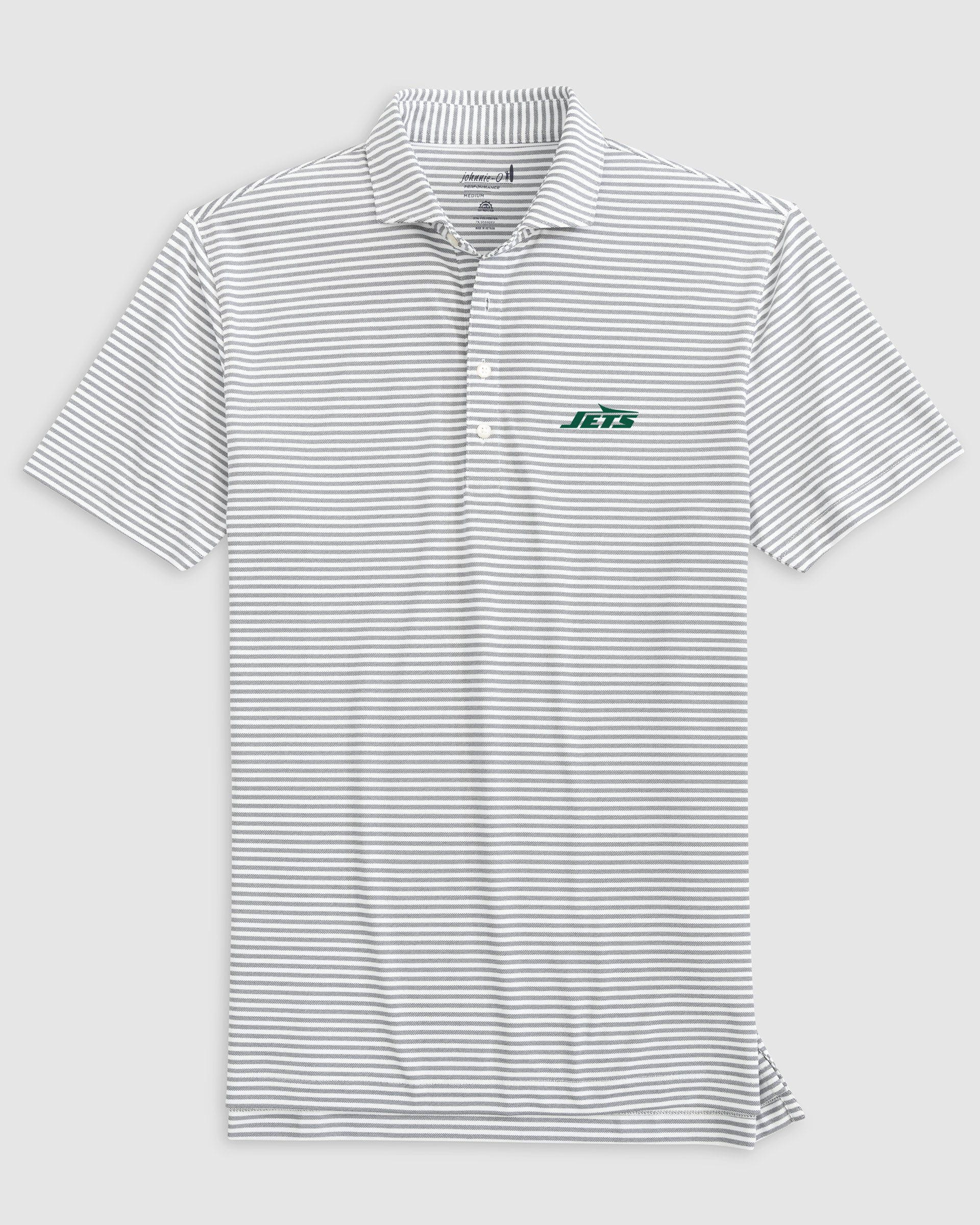 New York Jets Stetsons Performance Mesh Polo