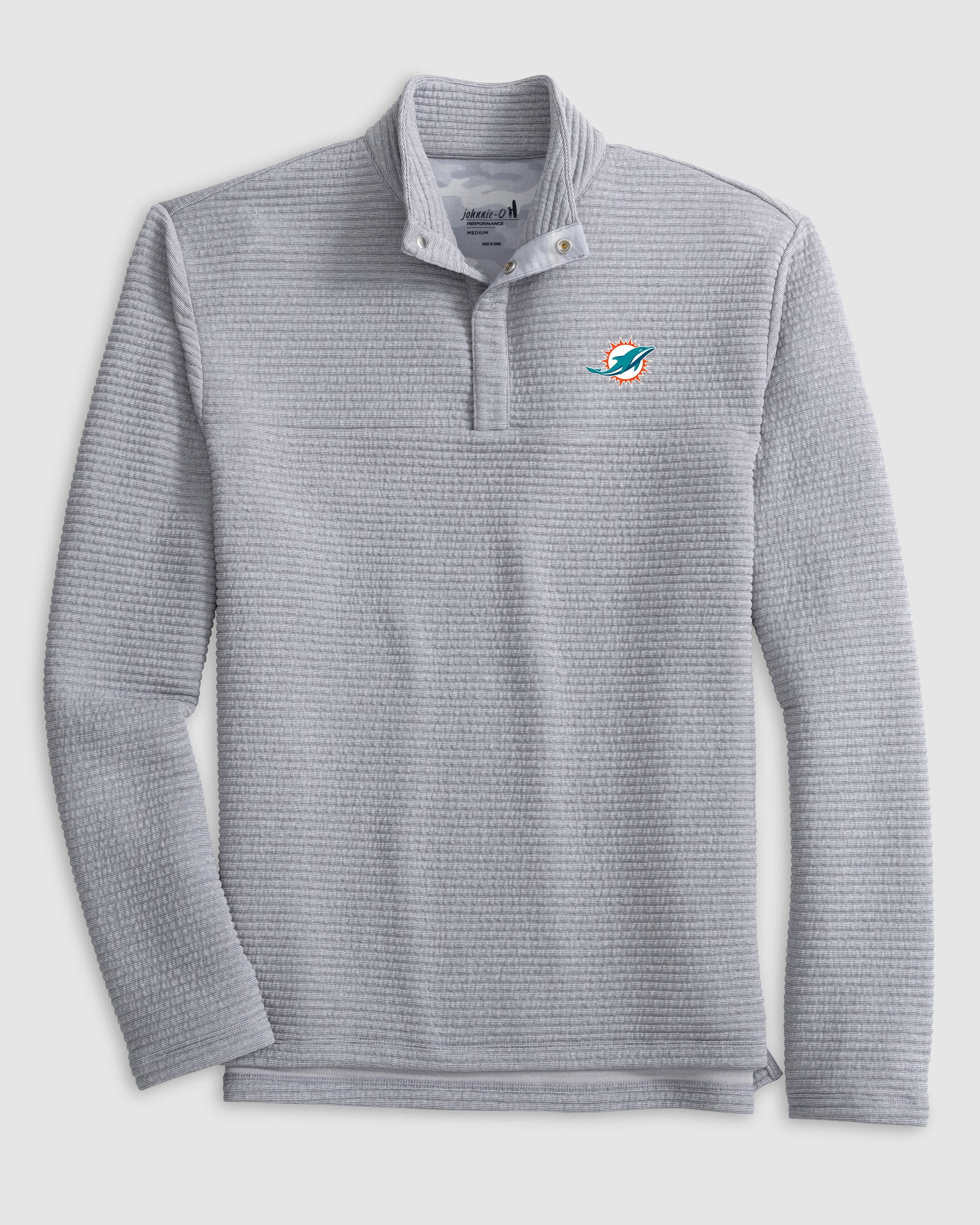 Miami Dolphins Benjy Snap 1/4 Zip Pullover