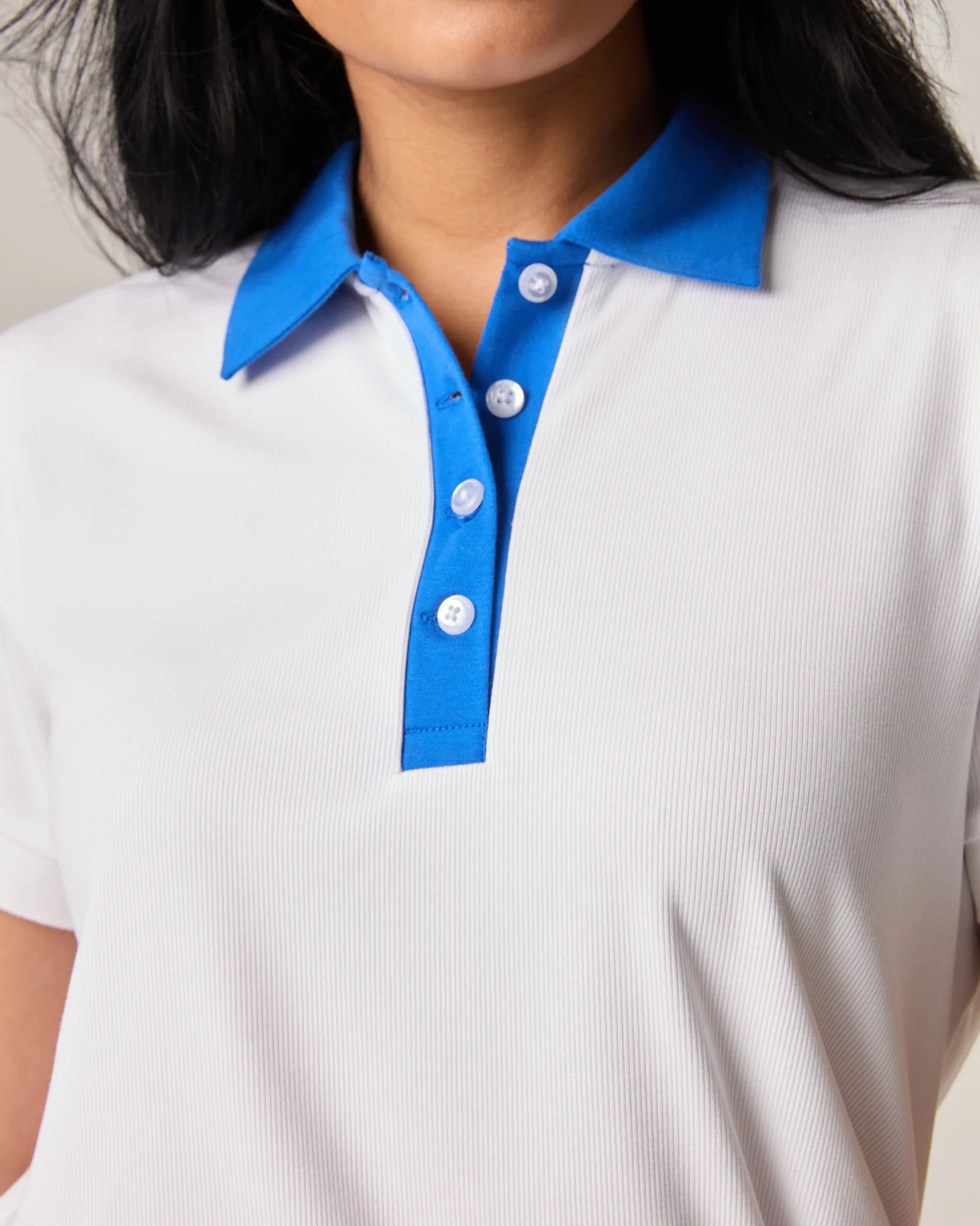 Maisie 4-Button Performance Polo