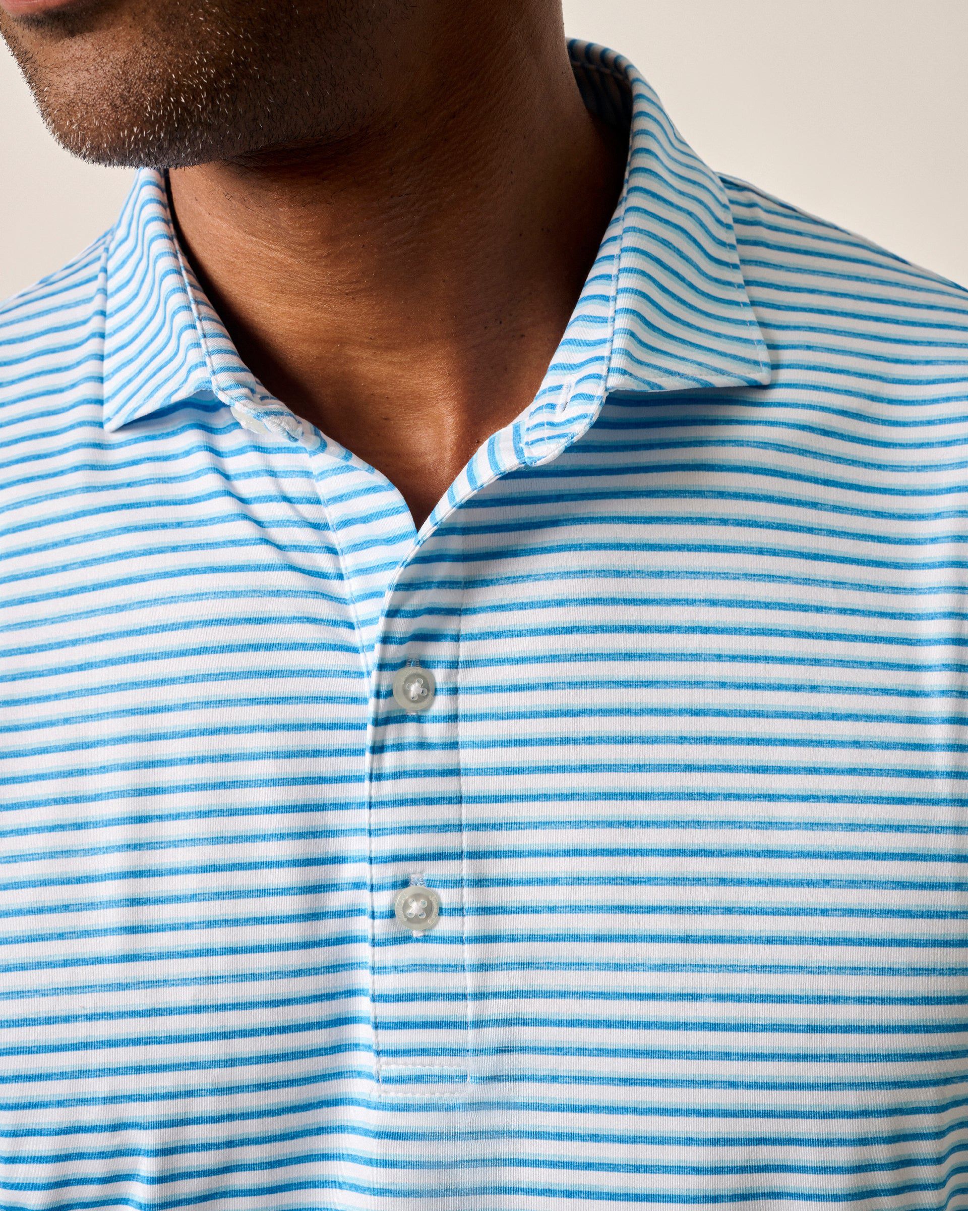 Featherweight Performance Polo - Warwick Stripe