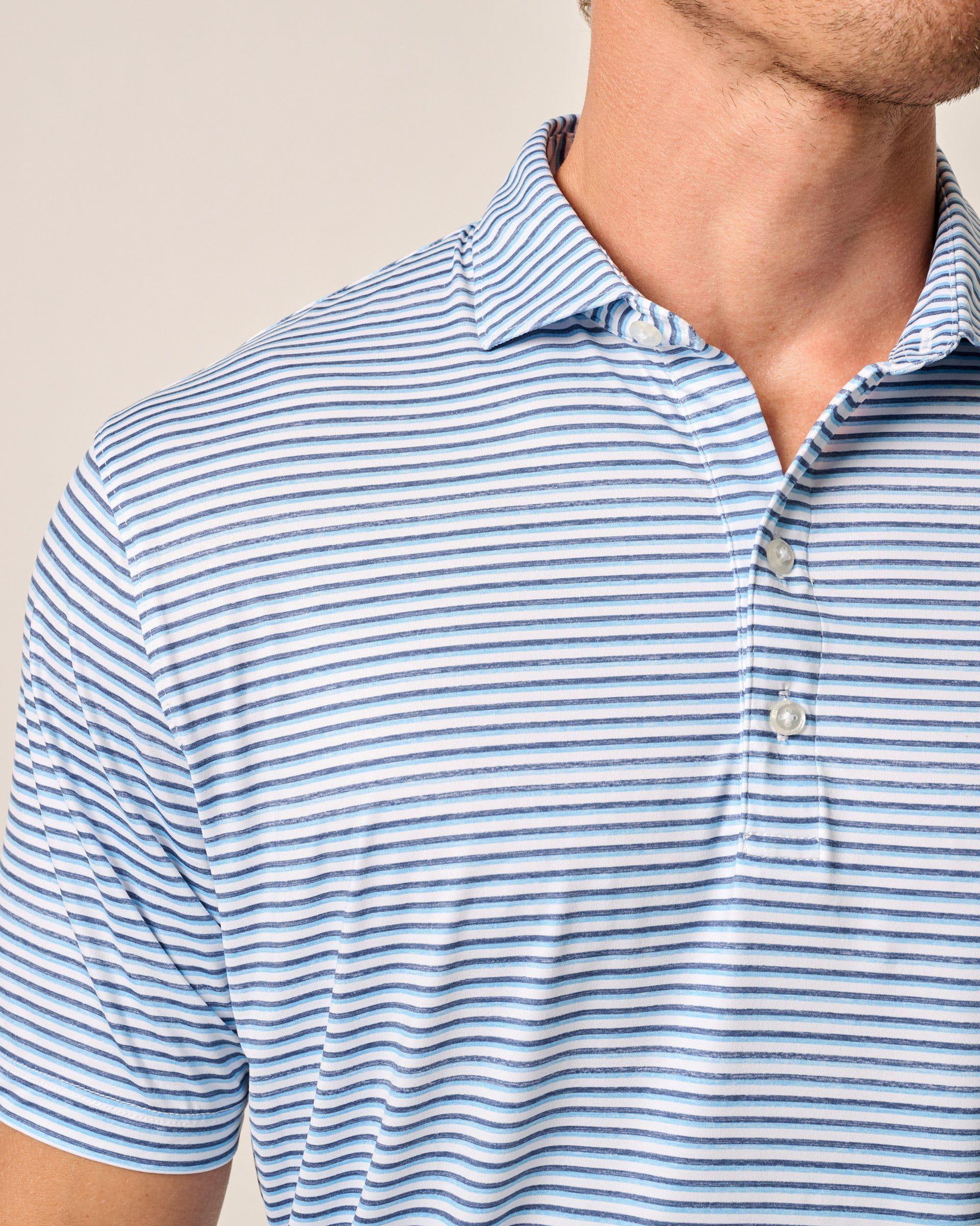 Featherweight Performance Polo - Warwick Stripe