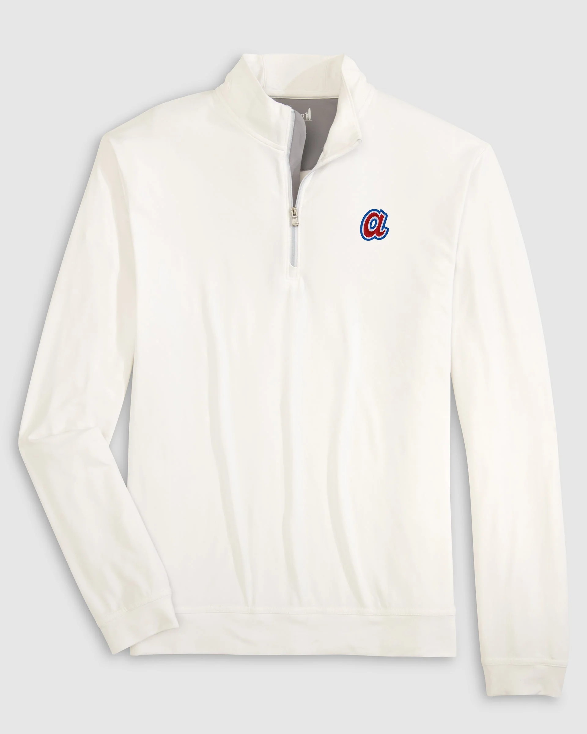 Atlanta Braves Motion Performance 1/4 Zip - Cooperstown Logo
