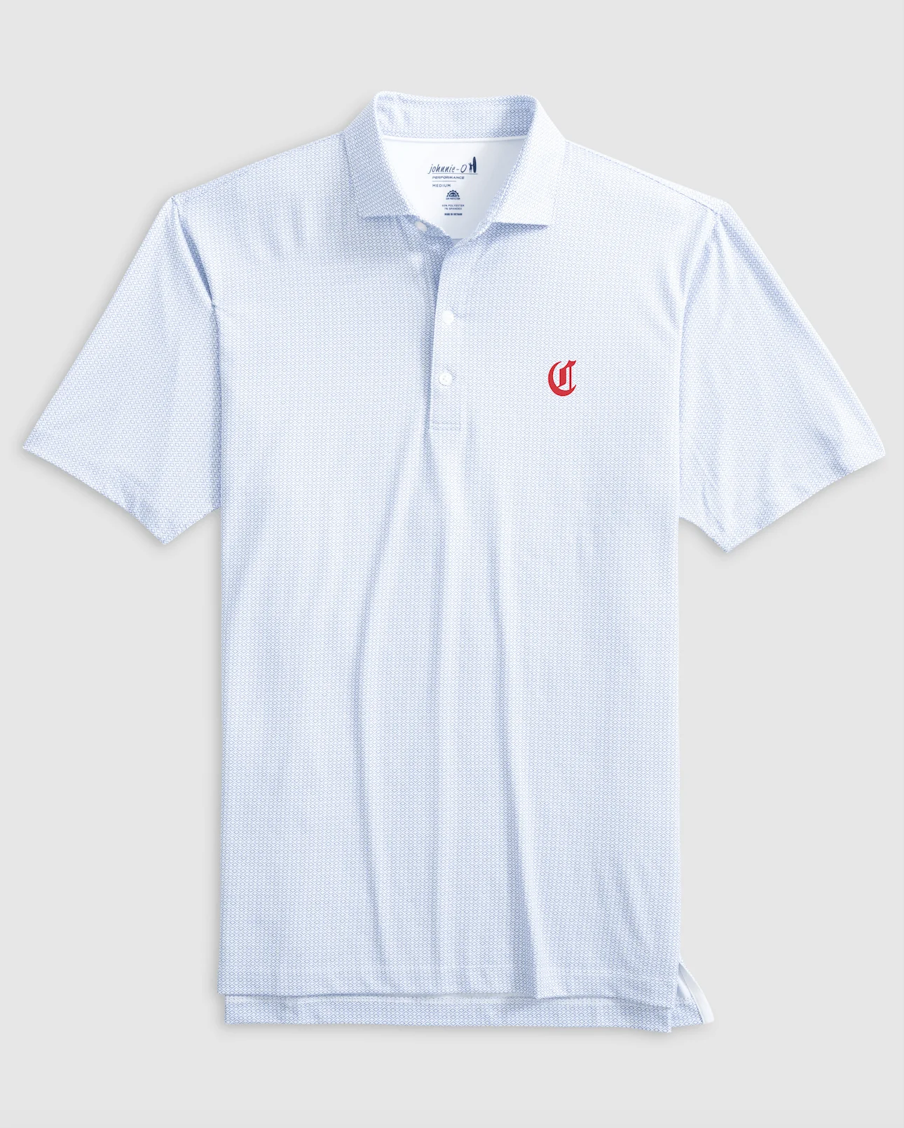 Cincinnati Reds Slade Performance Jersey Printed Polo - Cooperstown Logo