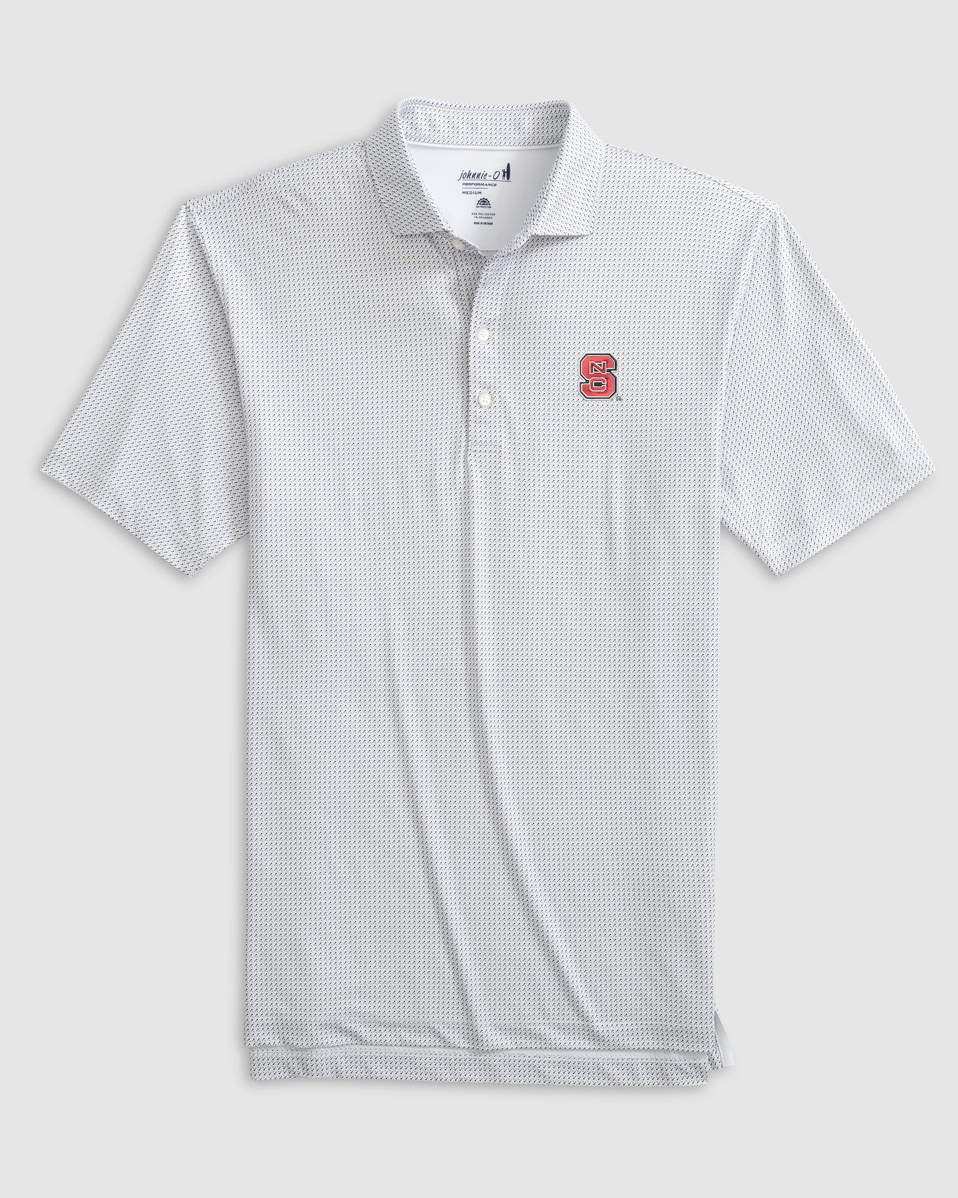 NC State Tee Time Printed Performance Jersey Polo